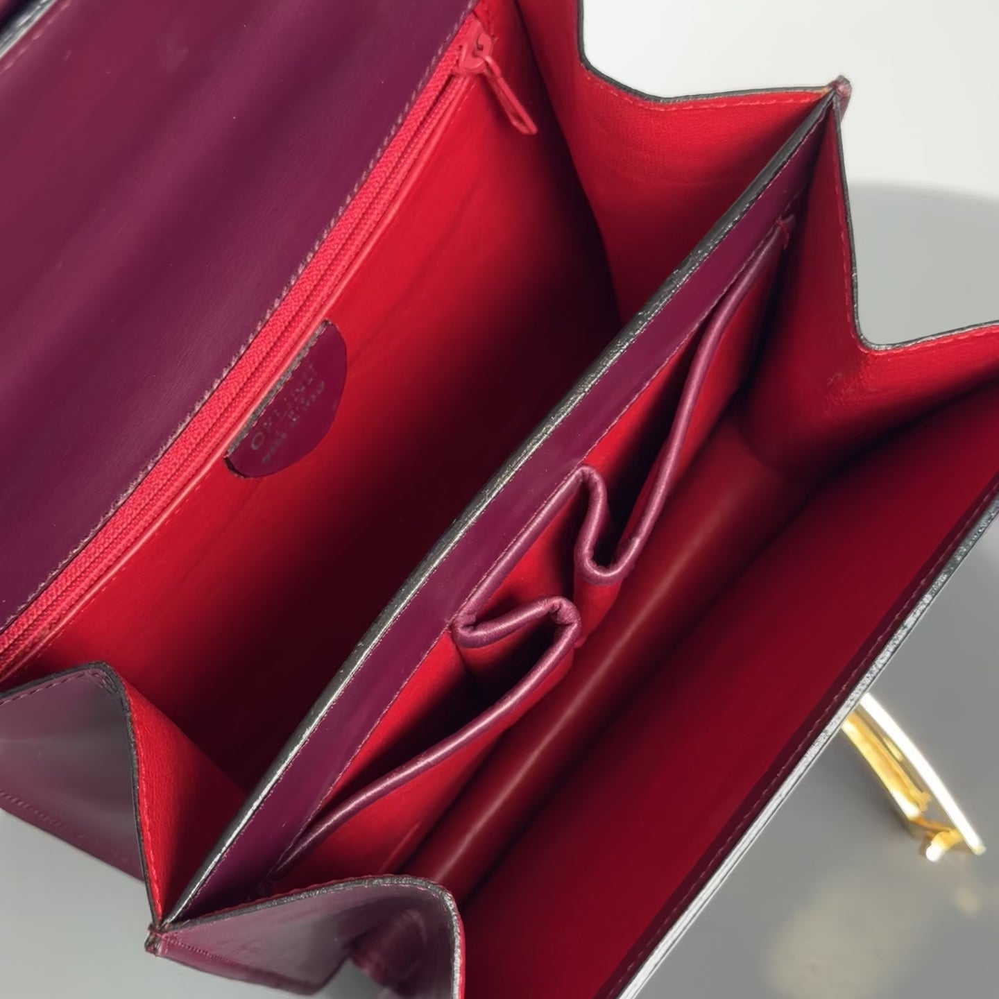 Rare Celine Box Calf Top Handle Bag - Queen May