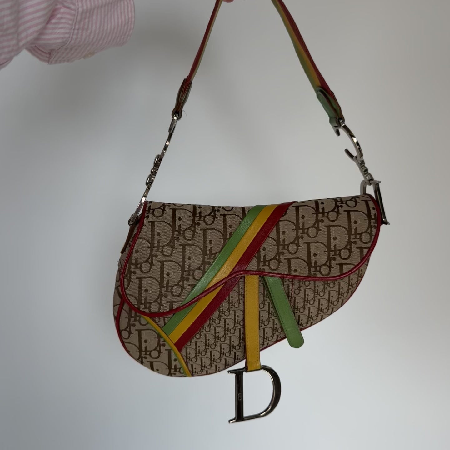 Dior Diorissimo Rasta Saddle Bag - Queen May