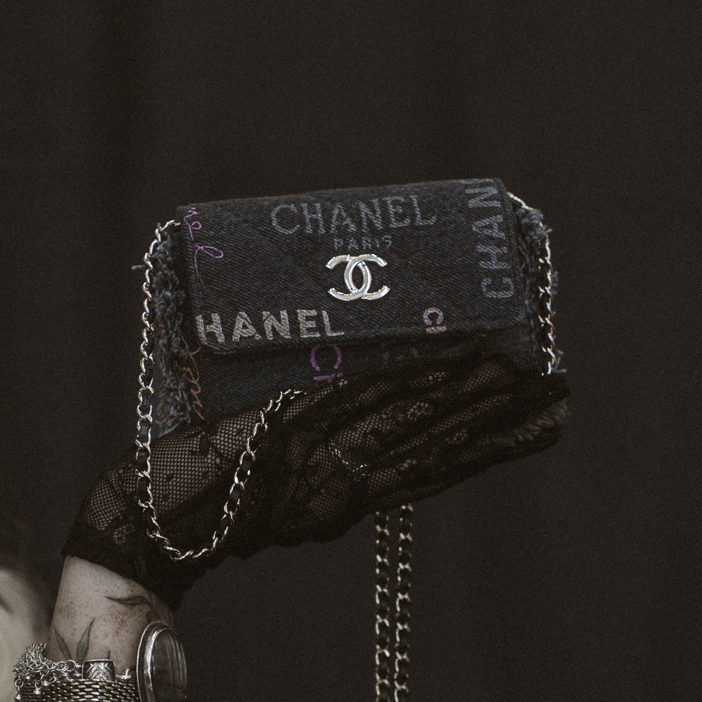 Chanel SS 22P Mini Mood Printed Crossbody Bag - Queen May