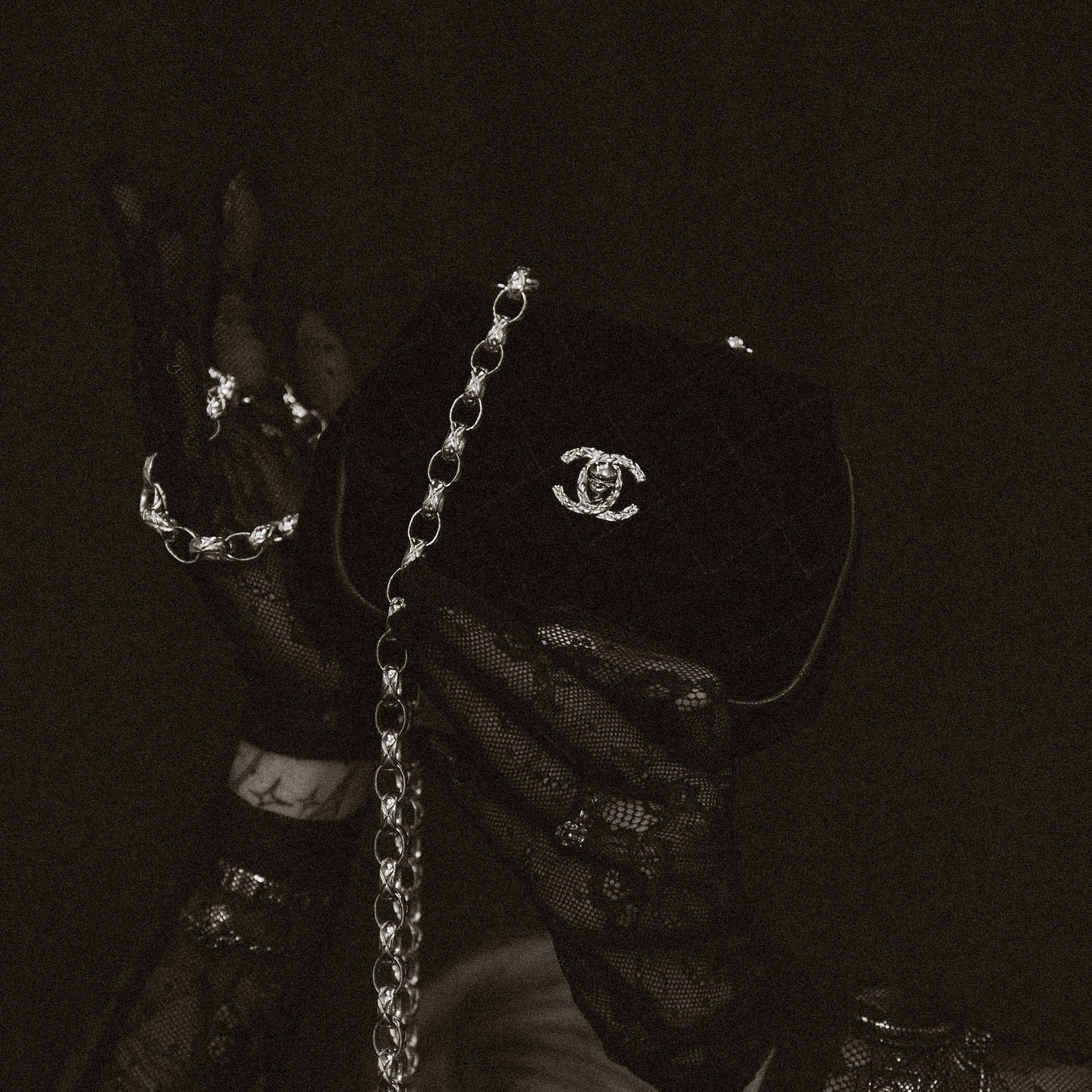 Chanel Quilted CC Velvet Bijoux Chain Crossbody - Queen May