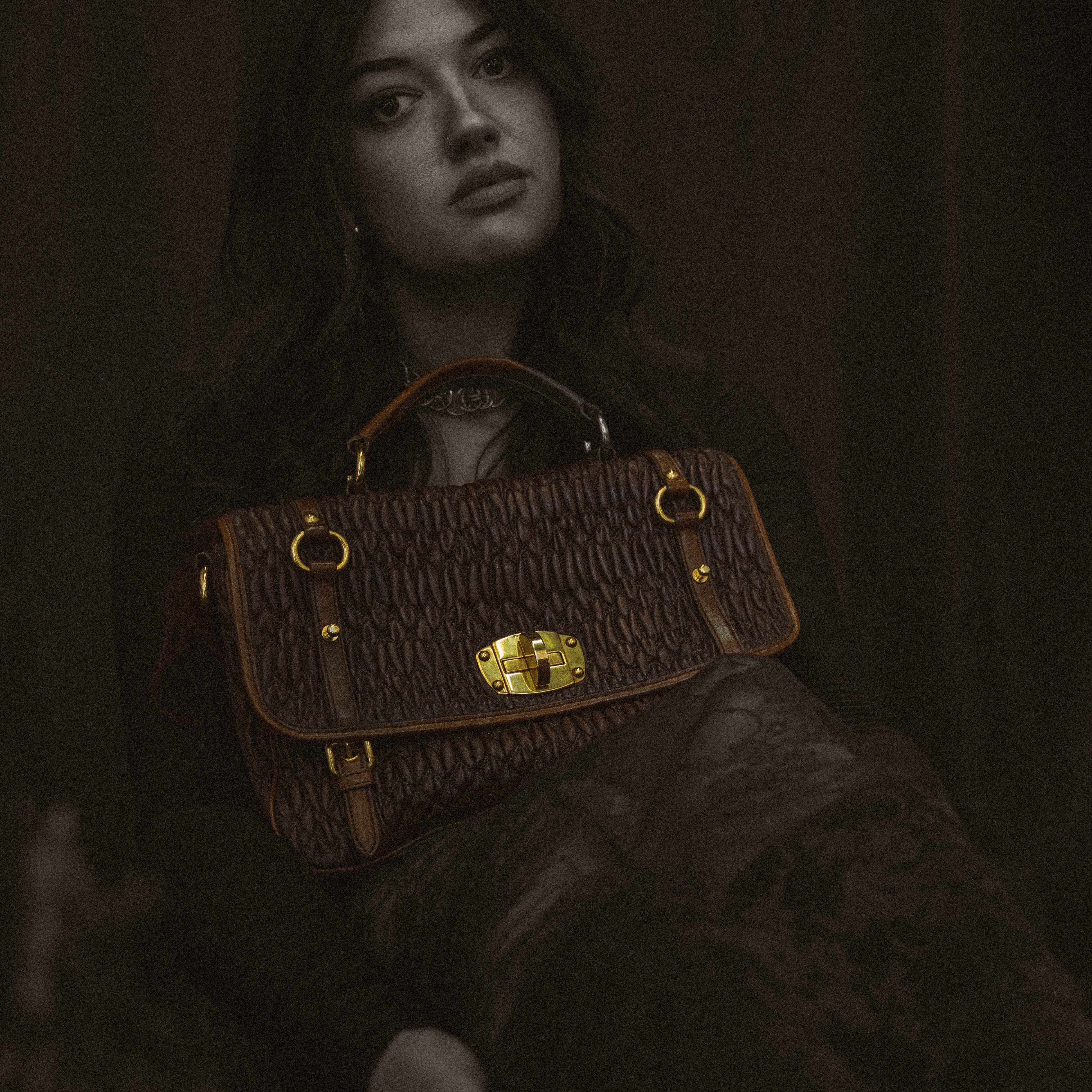 Miu Miu Matelasse Leather Satchel - Queen May