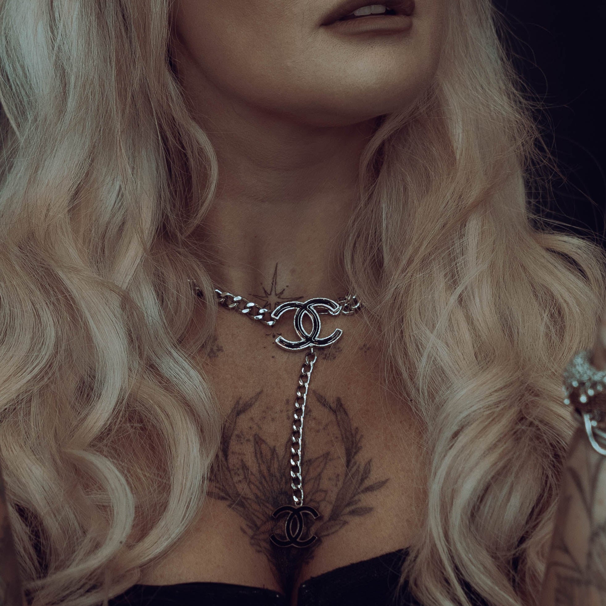 Vintage Chanel Double CC Necklace / Belt - Queen May