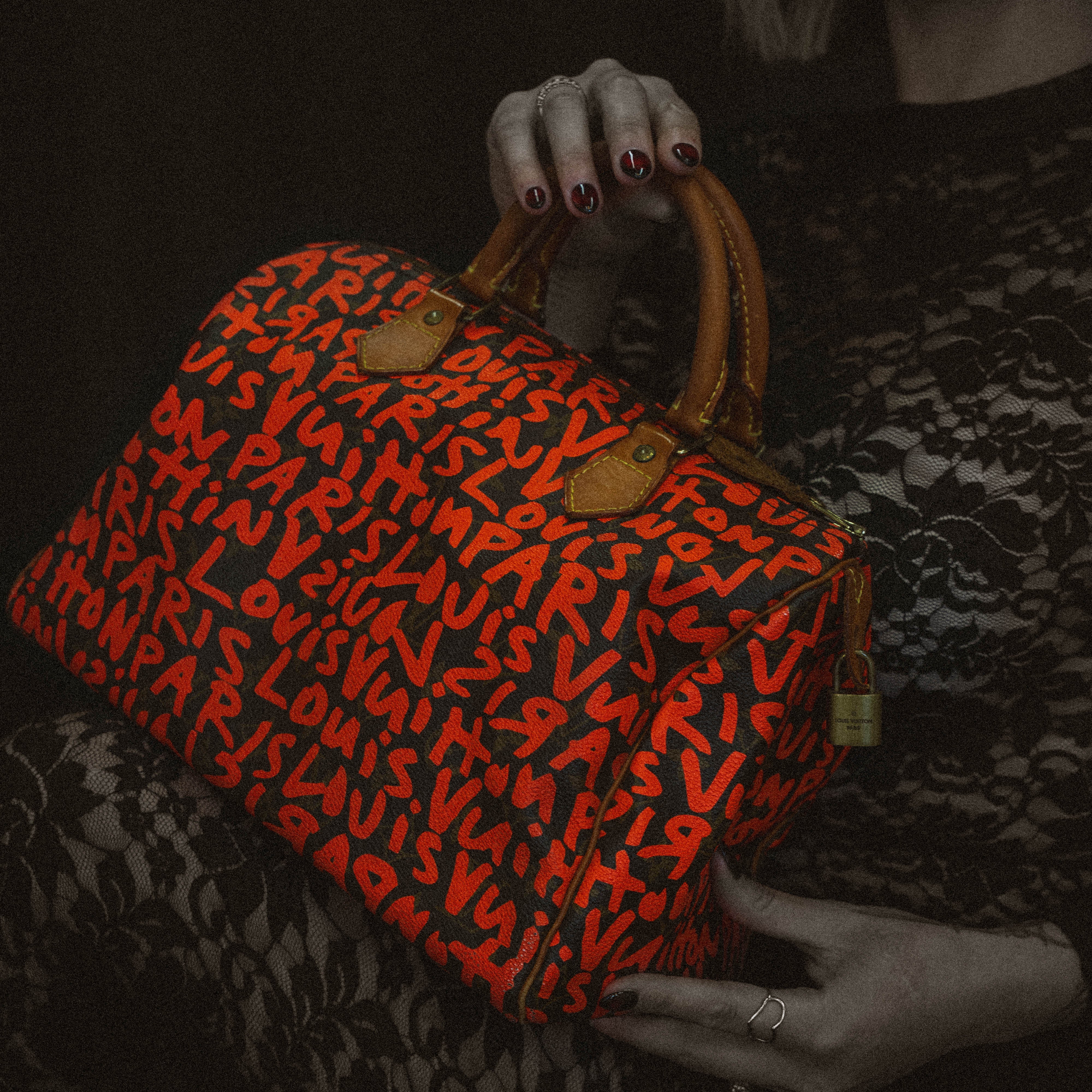 Louis Vuitton Stephen Sprouse Orange Graffiti Speedy 30 - Queen May