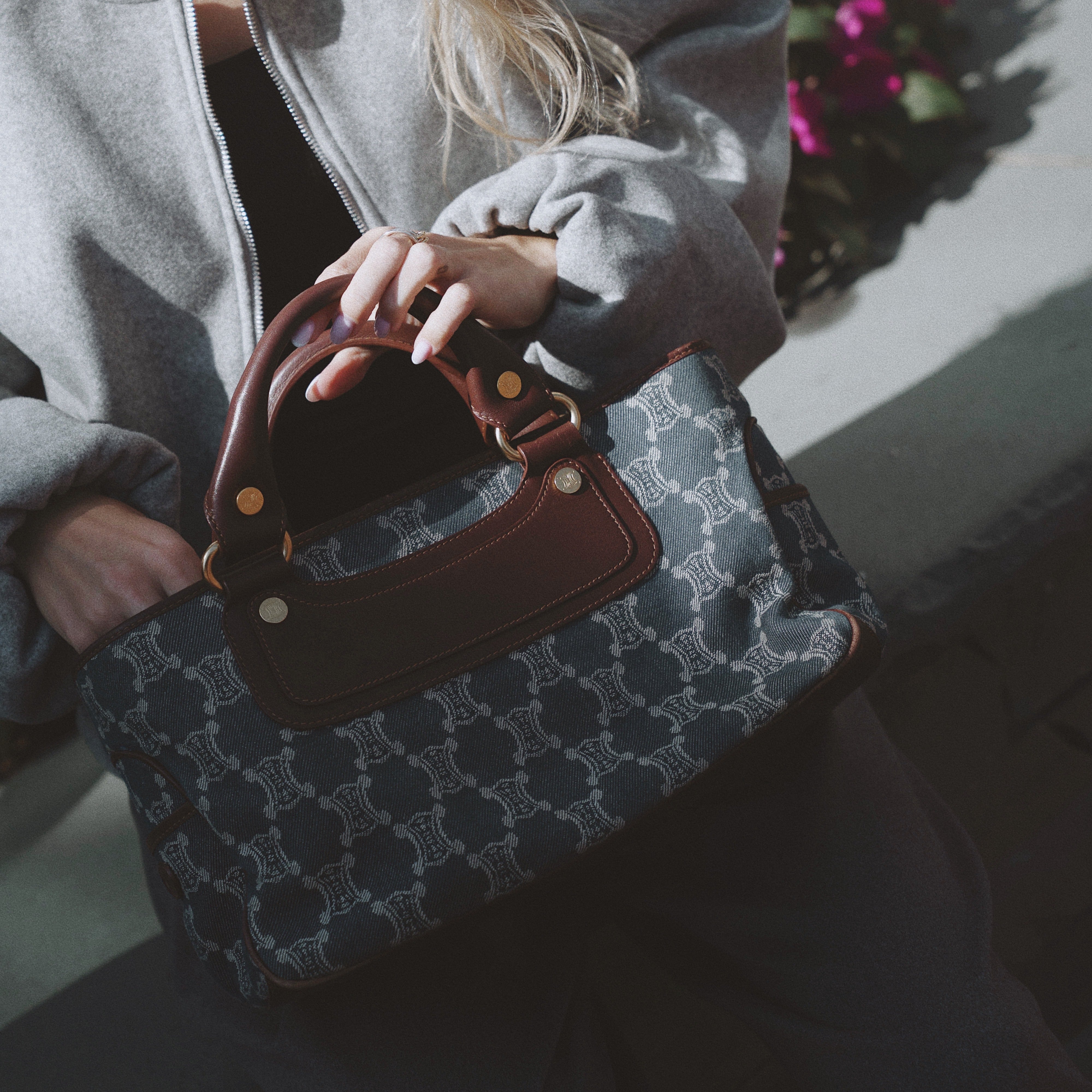 Celine Denim Macadam Boogie Bag - Queen May