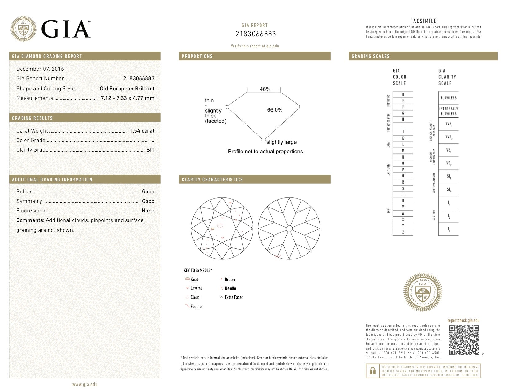 1.54 Carat Old European Diamond Rose Gold Engagement Art Deco Ring - Queen May