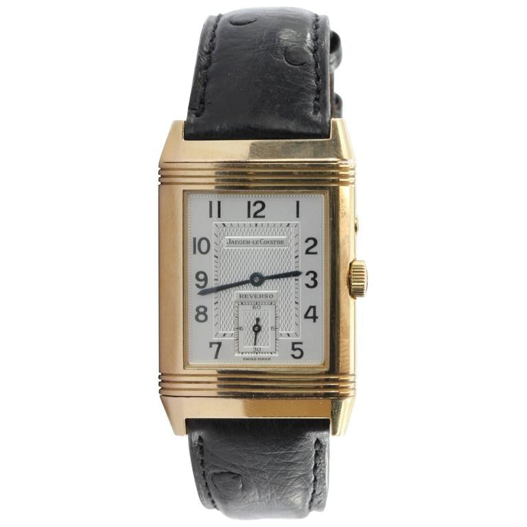 Jaeger LeCoultre Reverso Grande Taille 18K Pink Gold Day/Night Watch 270.2.54 - Queen May