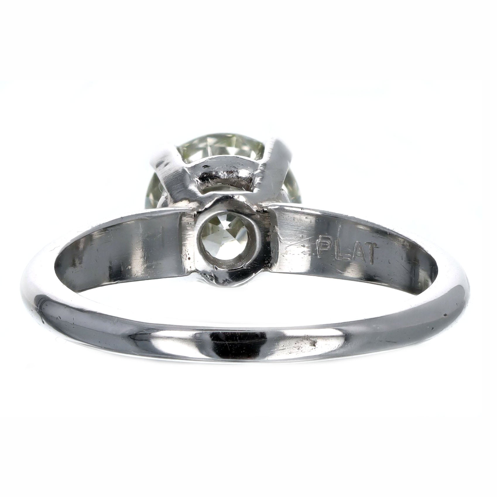 1.50 Carat Round Brilliant Diamond Solitaire Engagement Ring GIA Certified - Queen May