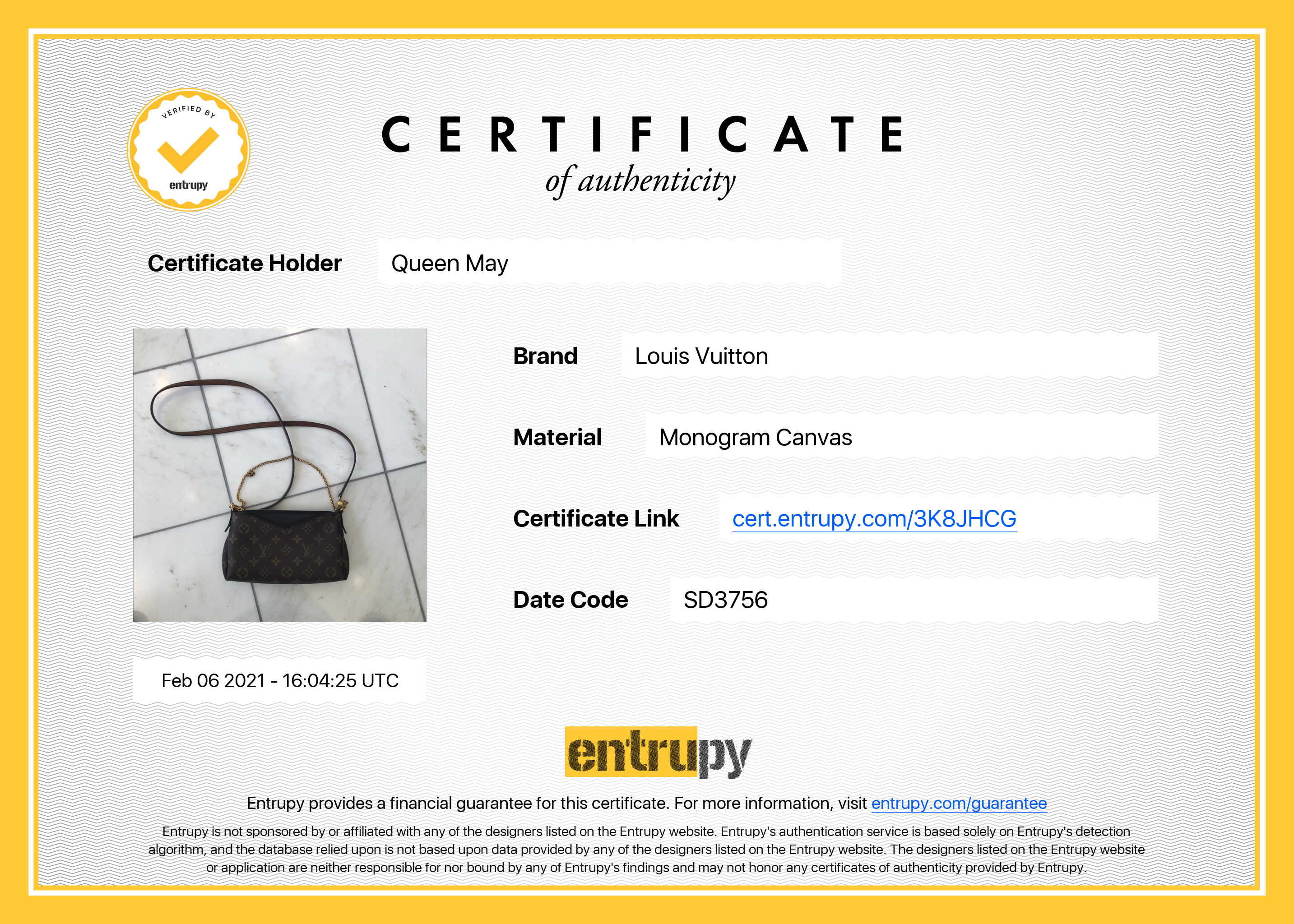 Louis Vuitton Monogram Pallas Clutch Noir - Queen May