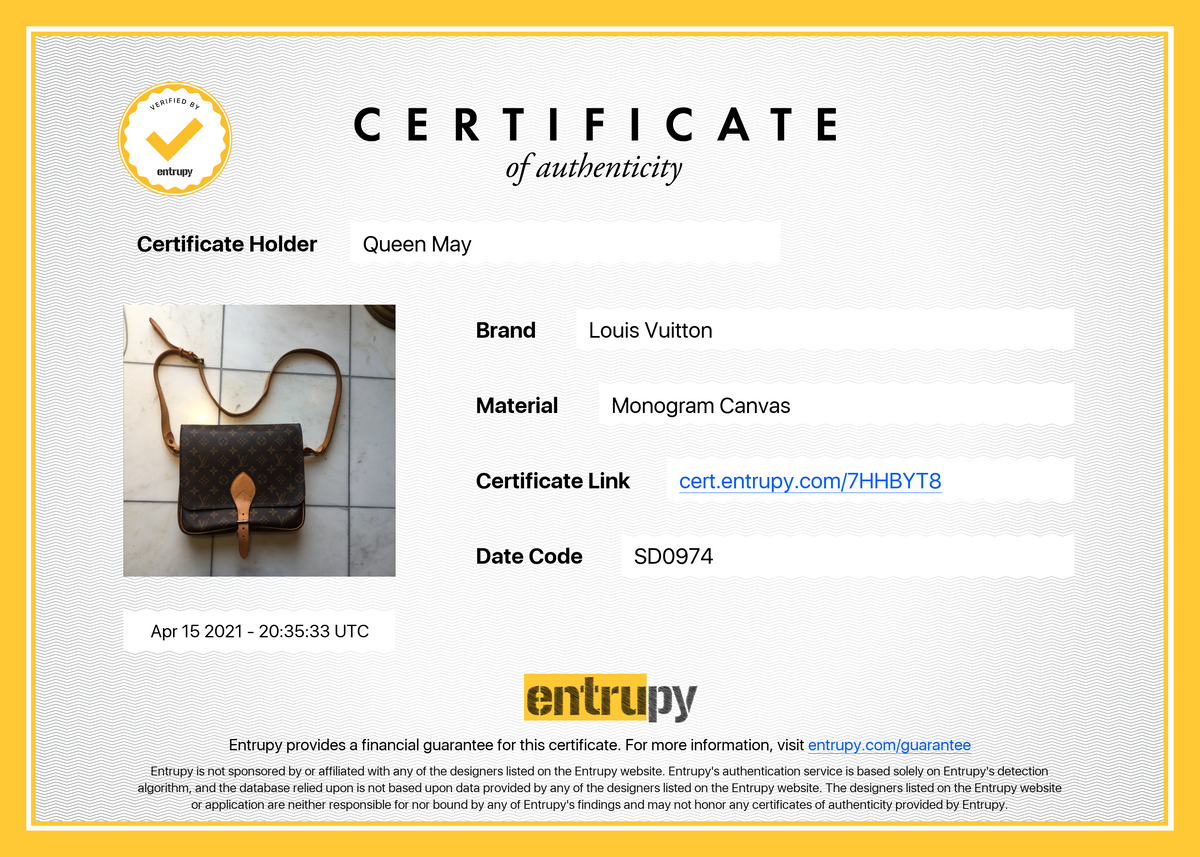 Louis Vuitton Vintage Monogram Cartouchiere GM - Queen May
