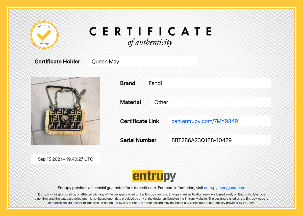 Fendi Small Kan I Raffia FF Shoulder Bag - Queen May