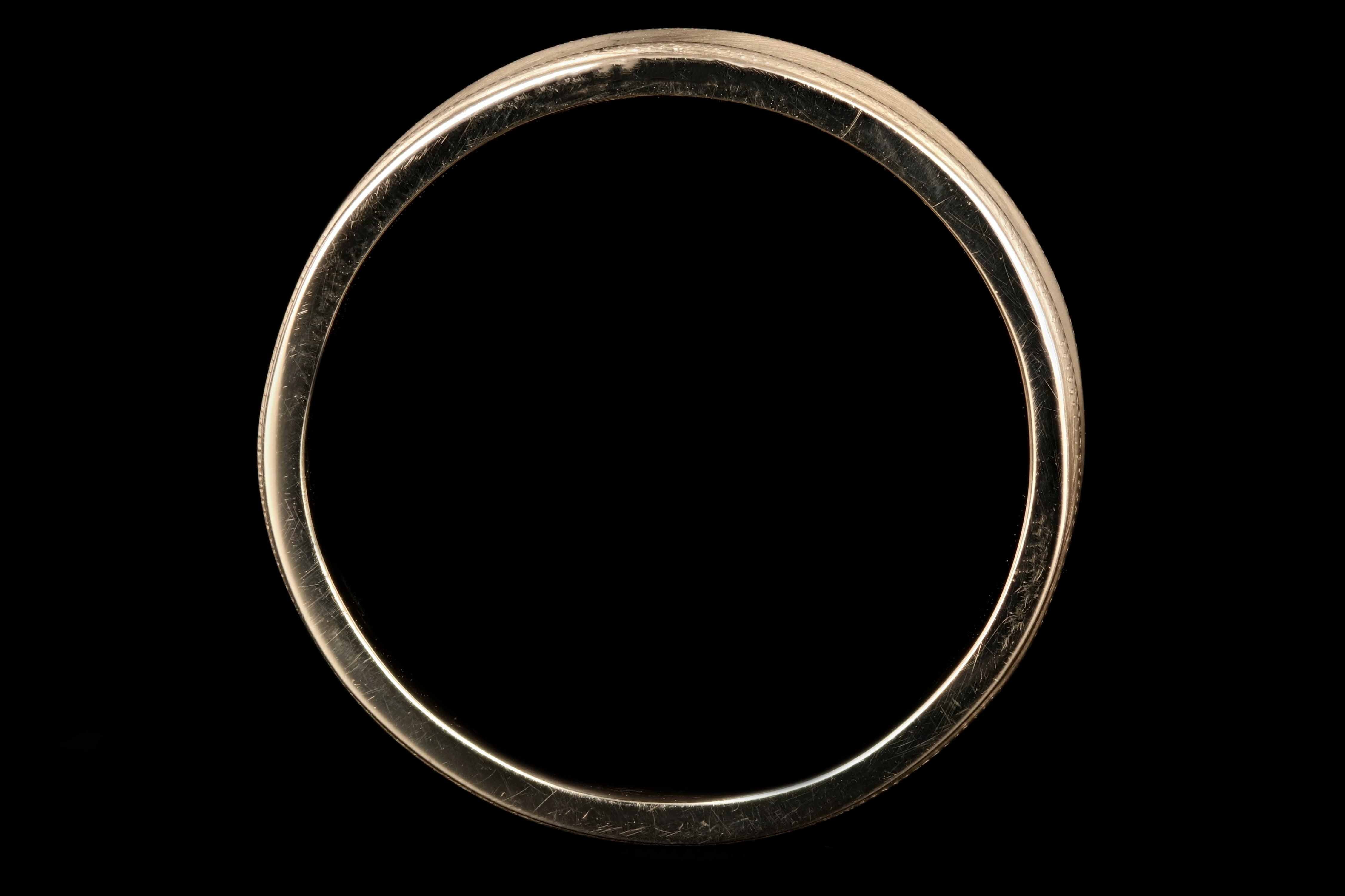 New Handmade 14K Yellow Gold 5.3mm Mens Wedding Band Size 11.25 - Queen May