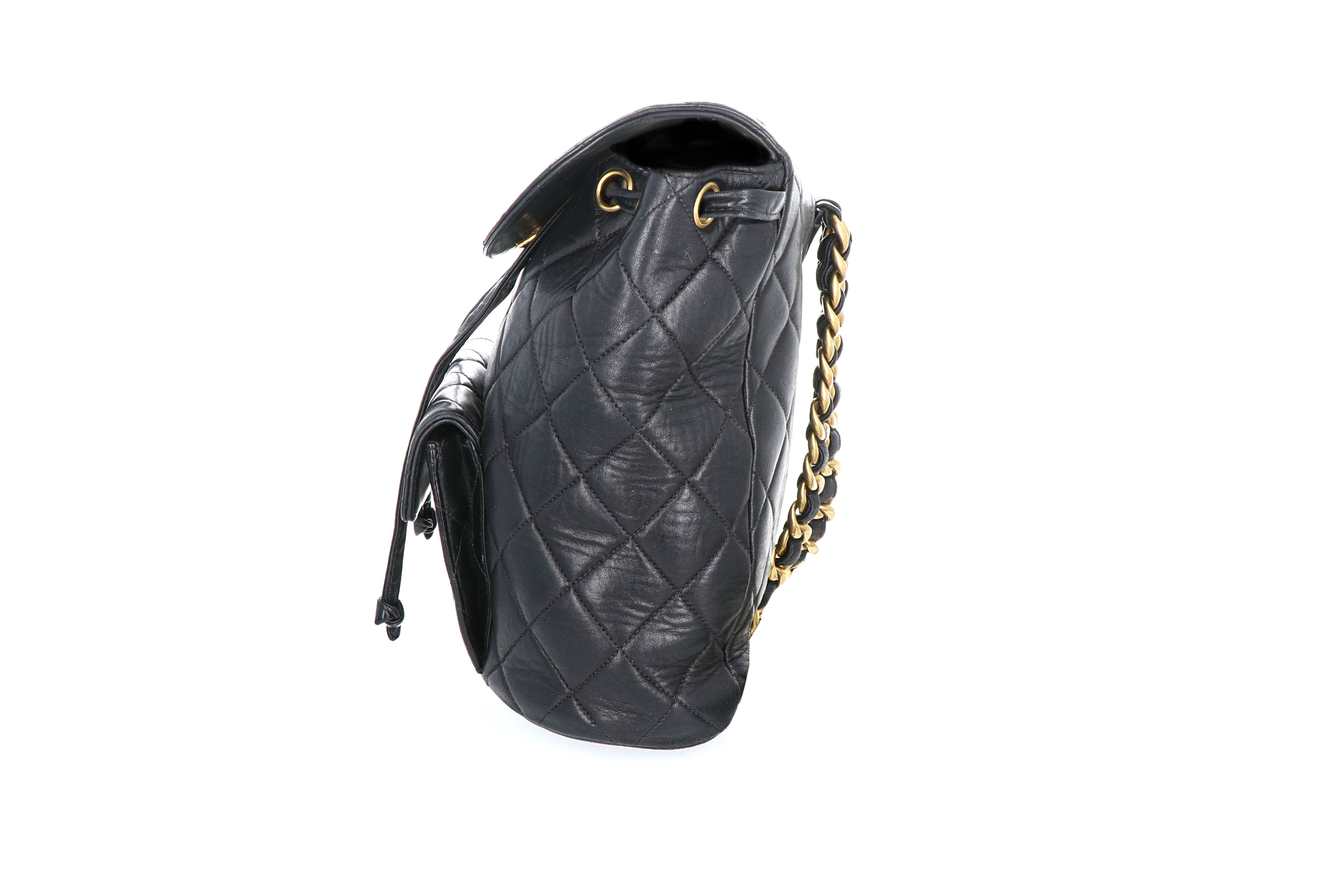Chanel Lambskin Vintage Quilted Double CC Backpack - Queen May