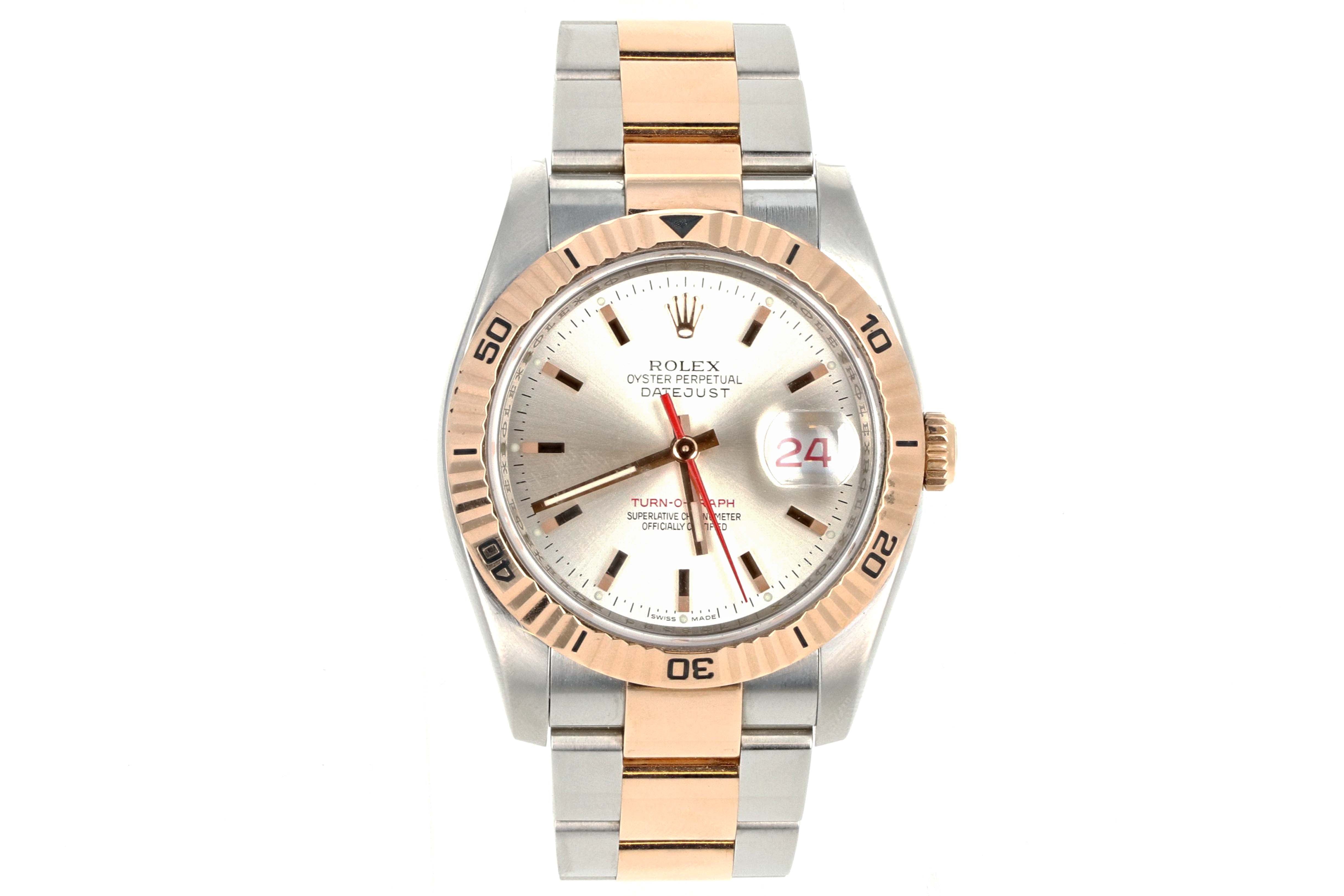 Rolex Turn-O-Graph Rose Gold 116261 - Queen May