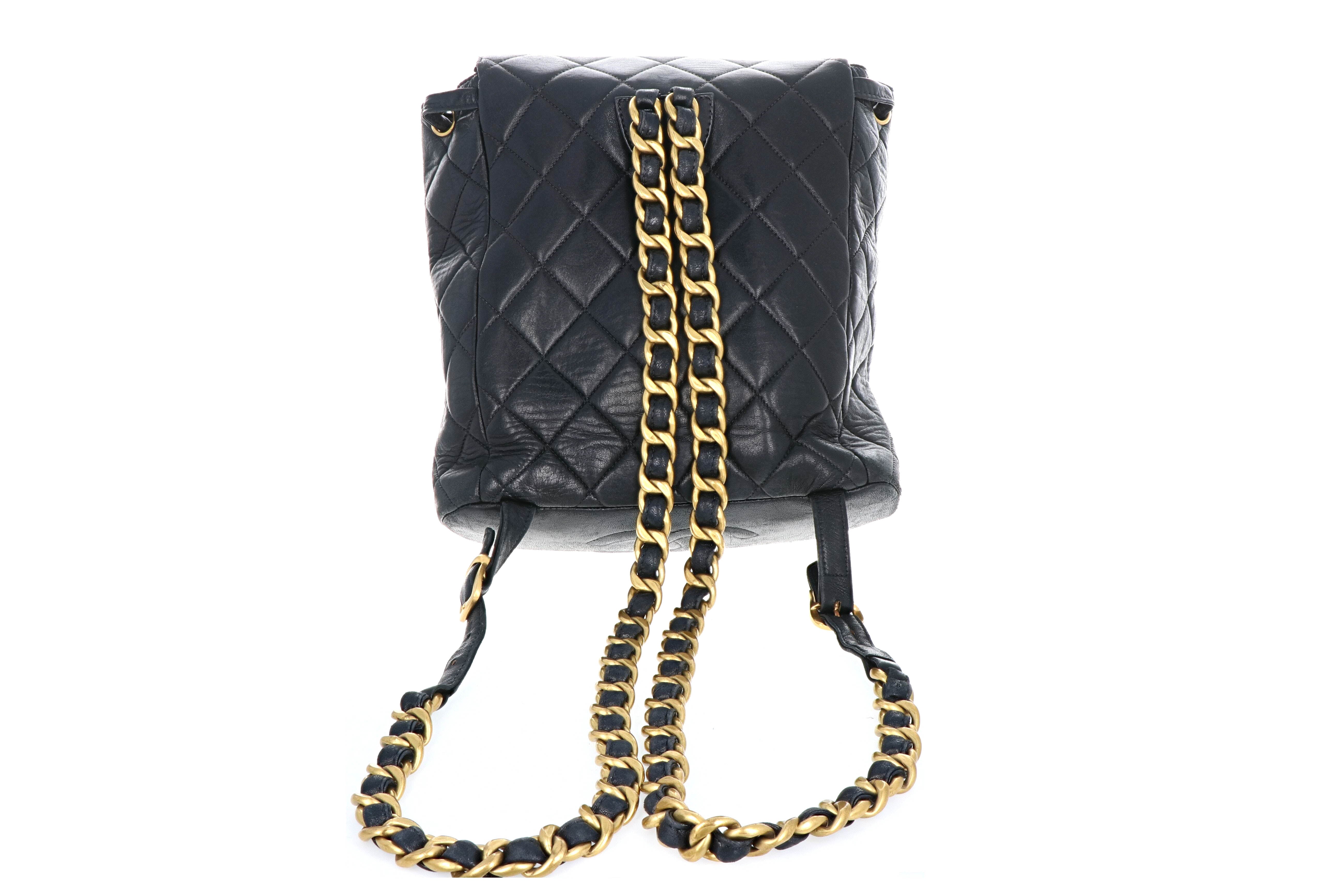 Chanel Lambskin Vintage Quilted Double CC Backpack - Queen May