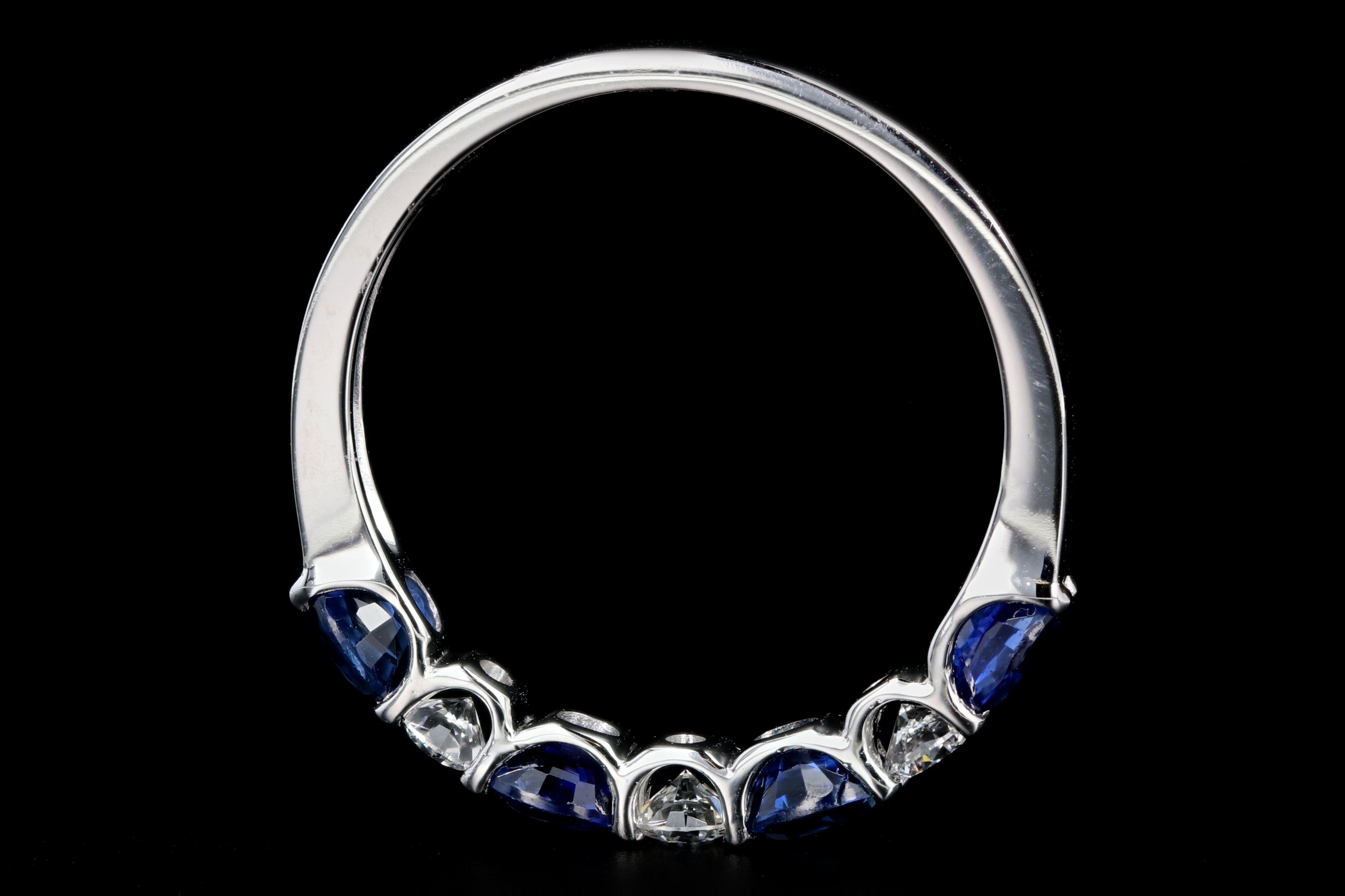 14K White or Yellow Gold Oval Gemstone and Round Diamond Half Band - Queen May
