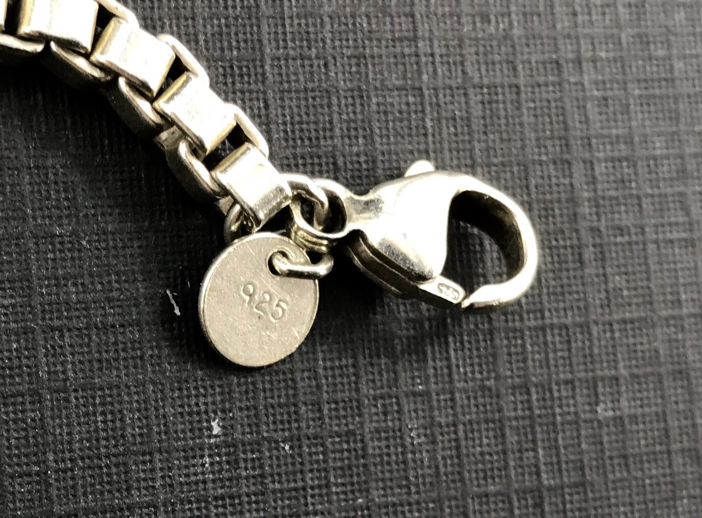 Tiffany & Co Sterling Silver Venetian Link Bracelet 4mm 7.75" - Queen May