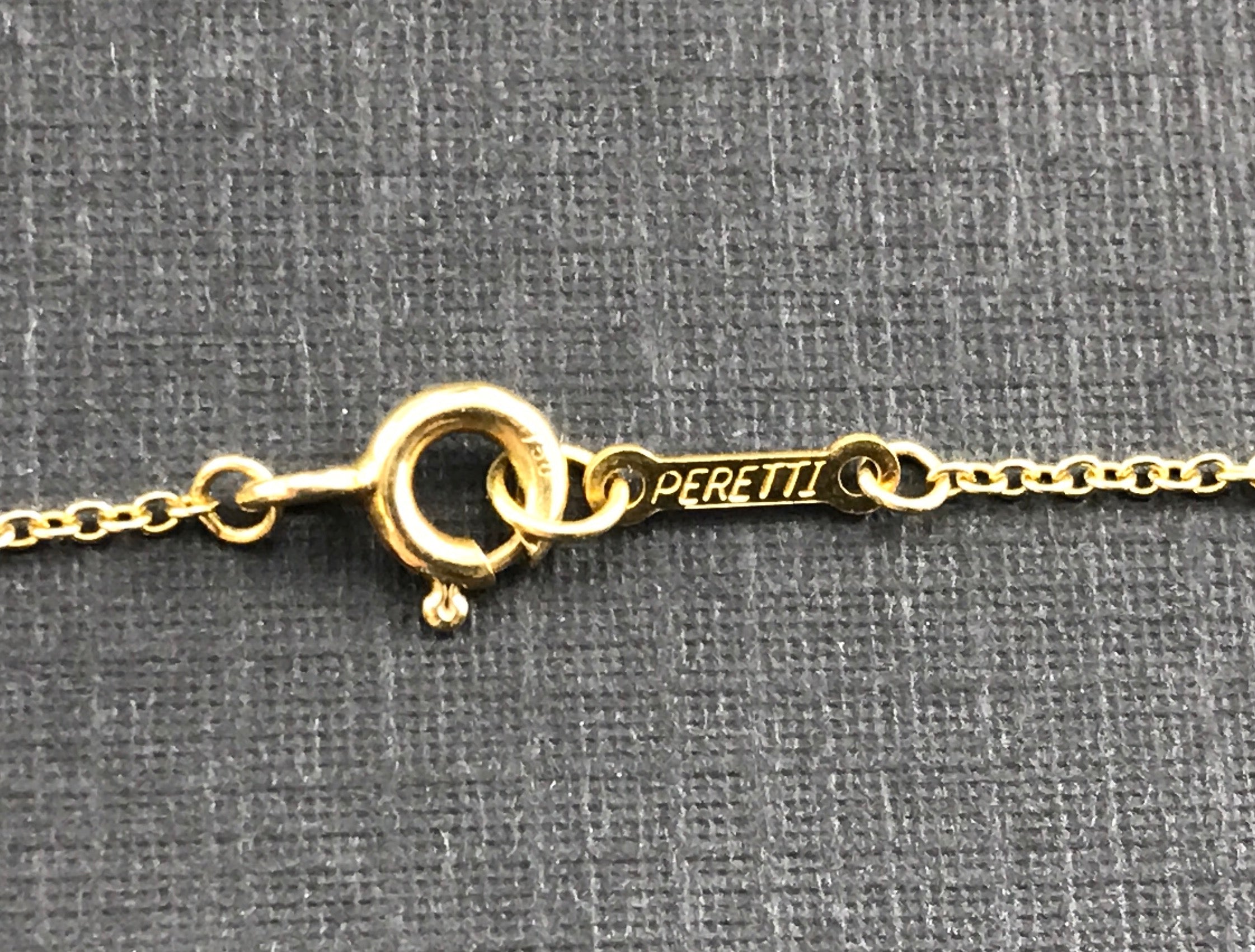 Tiffany & Co 18K Elsa Peretti Small Cross Pendant Necklace - Queen May