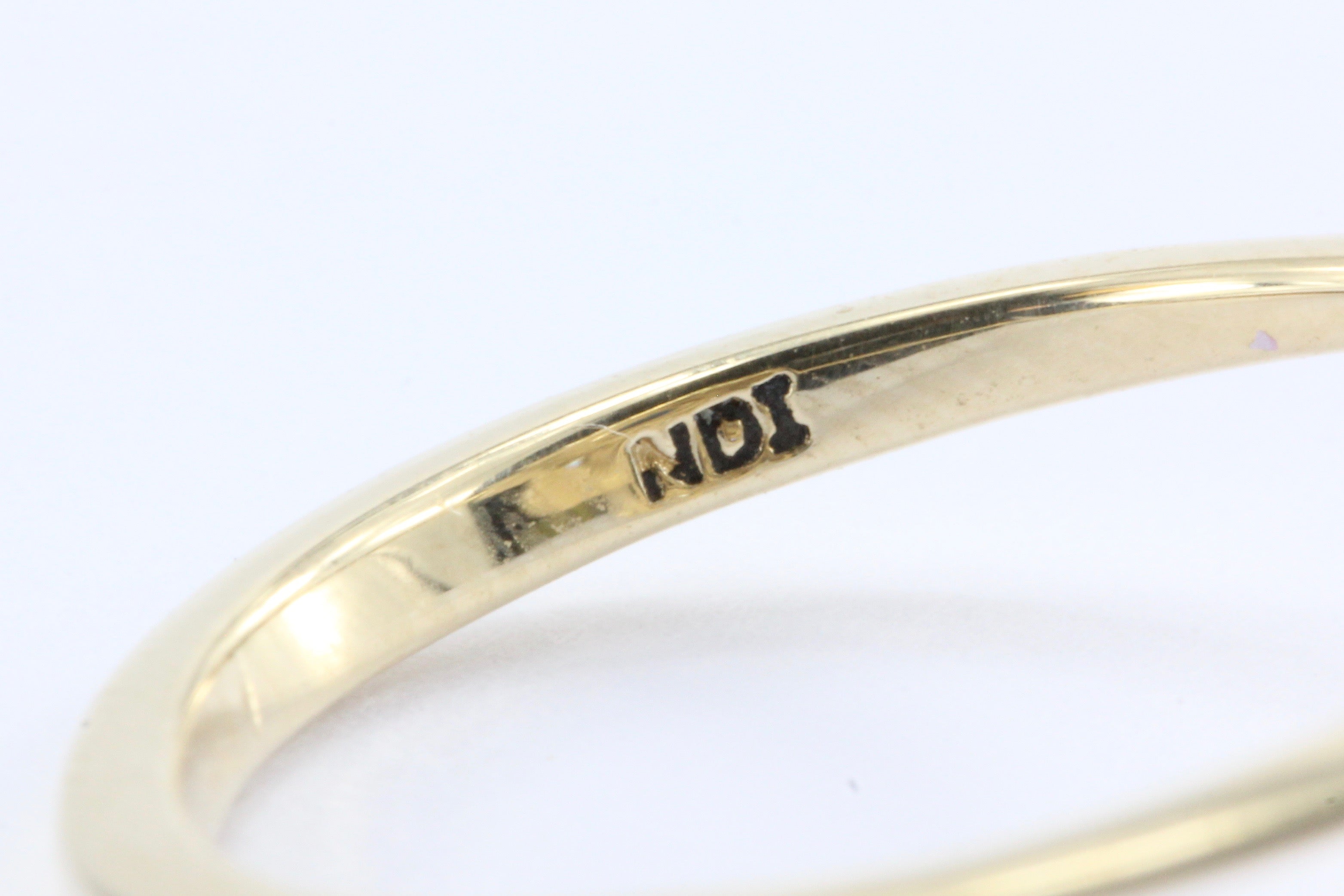 14K Gold Diamond & Natural Blue Sapphire Ring 1.5 ctw - Queen May