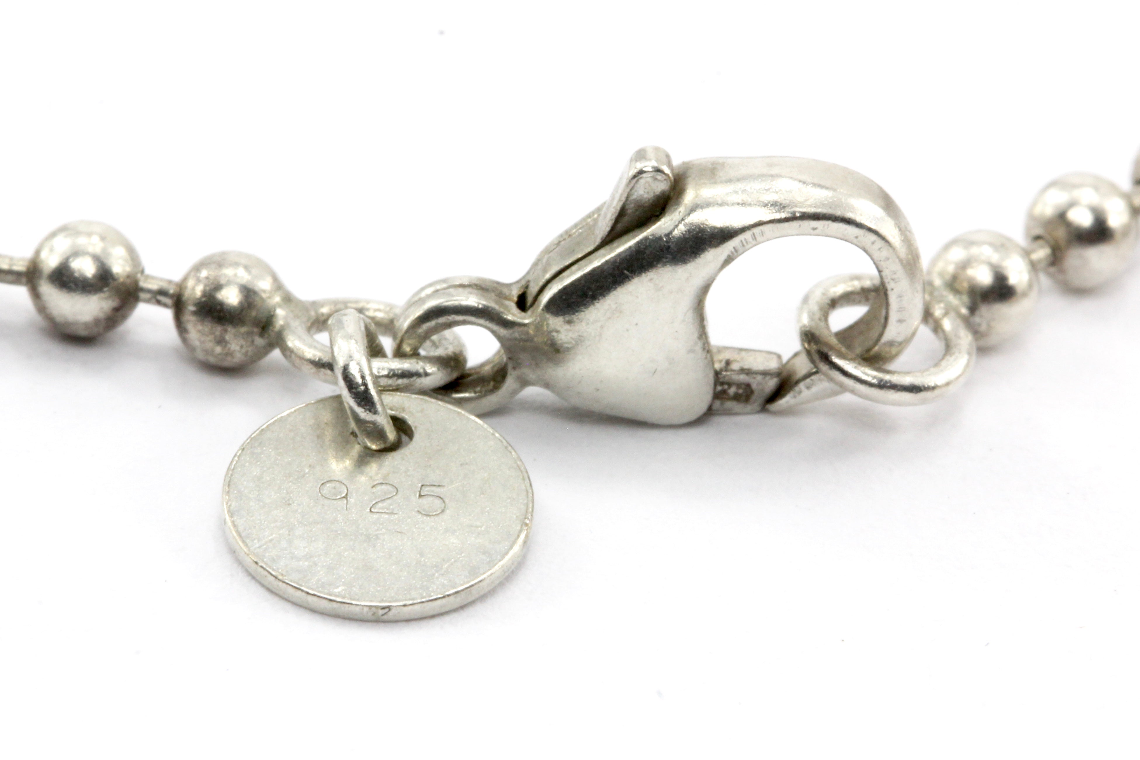 Tiffany & Co Sterling Silver Heart Tag Pendant Necklace - Queen May