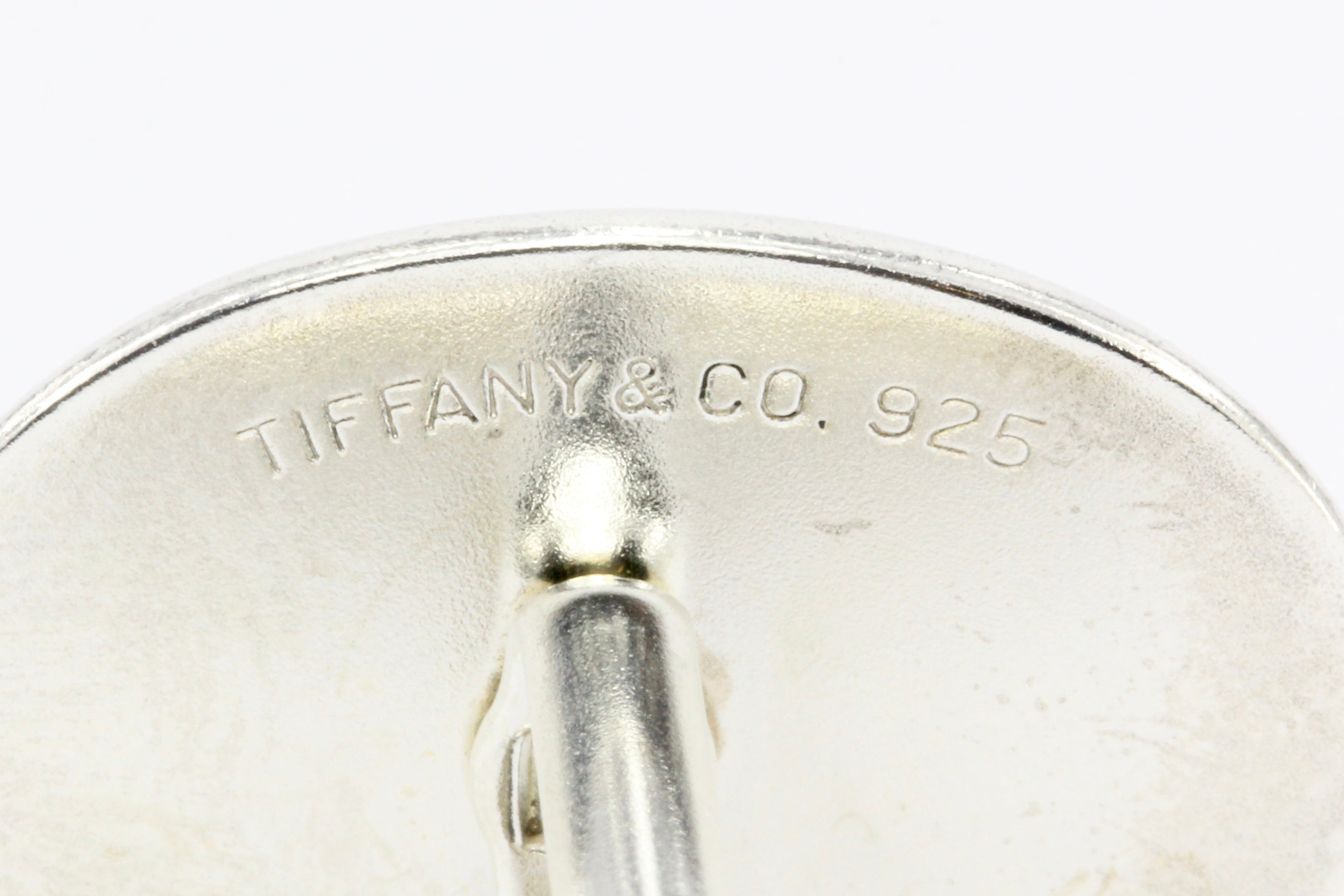 Tiffany & Co. Sterling Silver Blue Enamel Cufflinks - Queen May