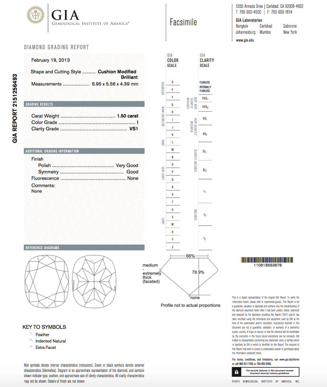 18K 1.5CT Cushion Cut Diamond Set With Two Trillion And Round Cut Diamonds - Queen May