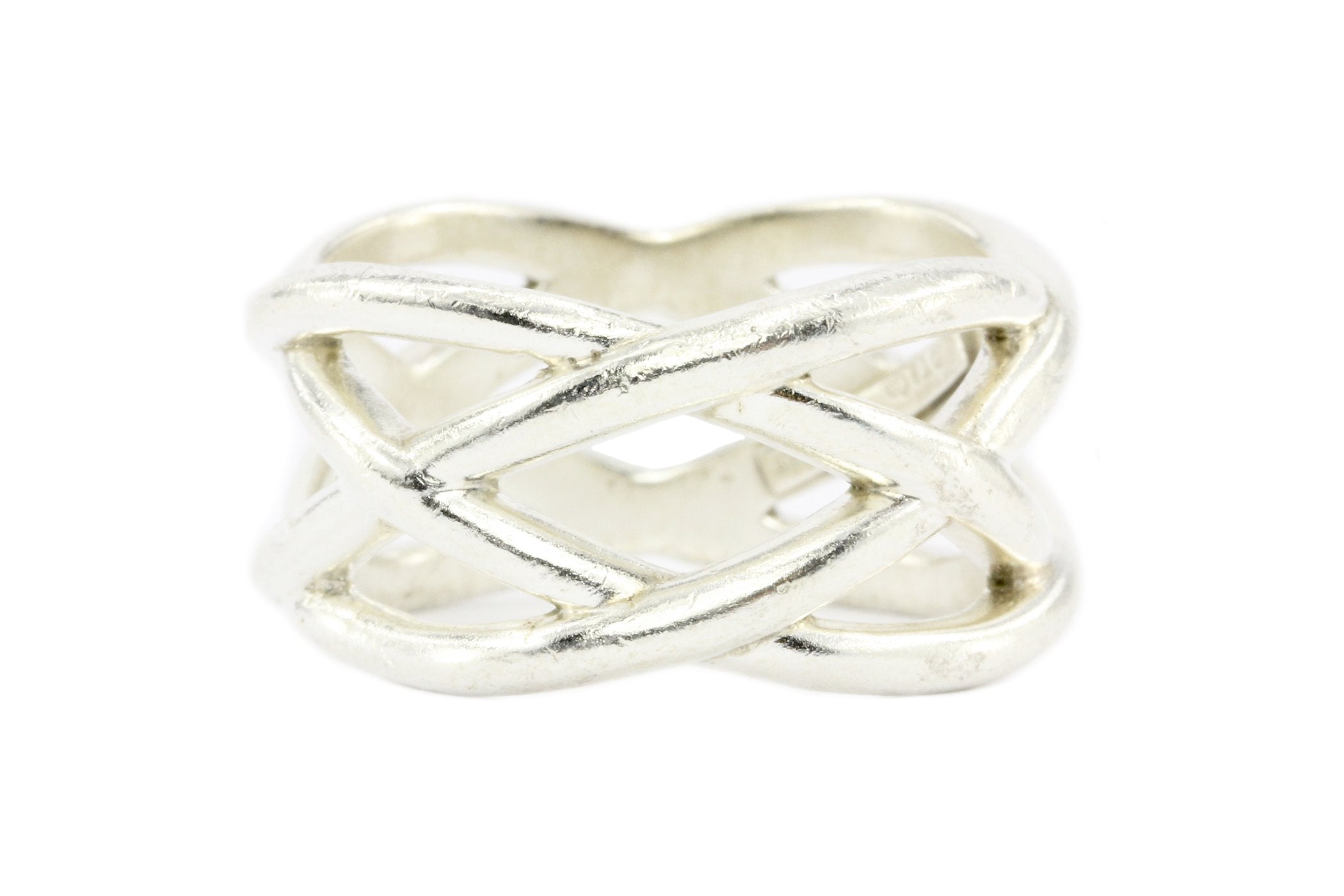Tiffany & Co. Sterling Silver Celtic Knot Ring - Queen May