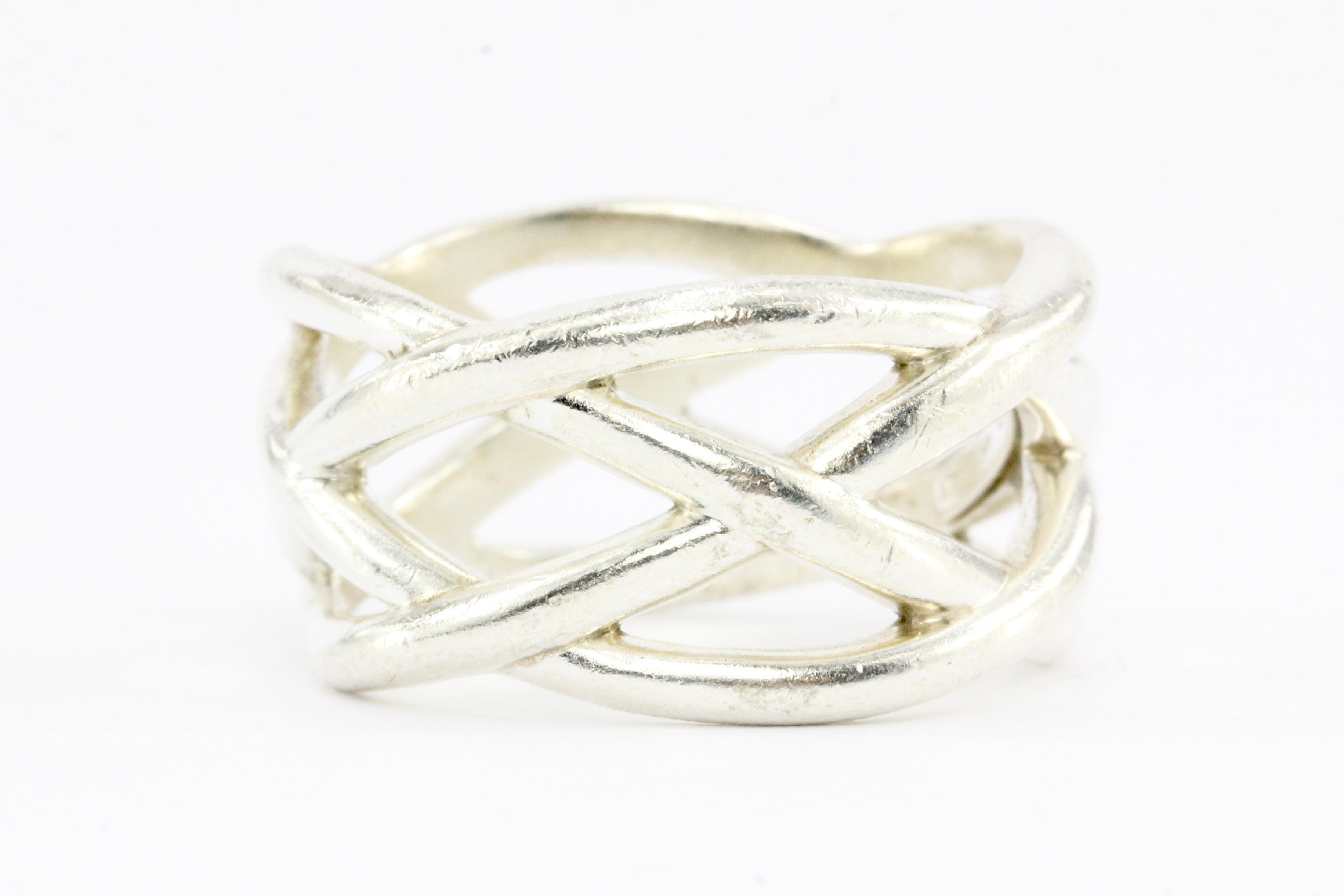 Tiffany & Co. Sterling Silver Celtic Knot Ring - Queen May