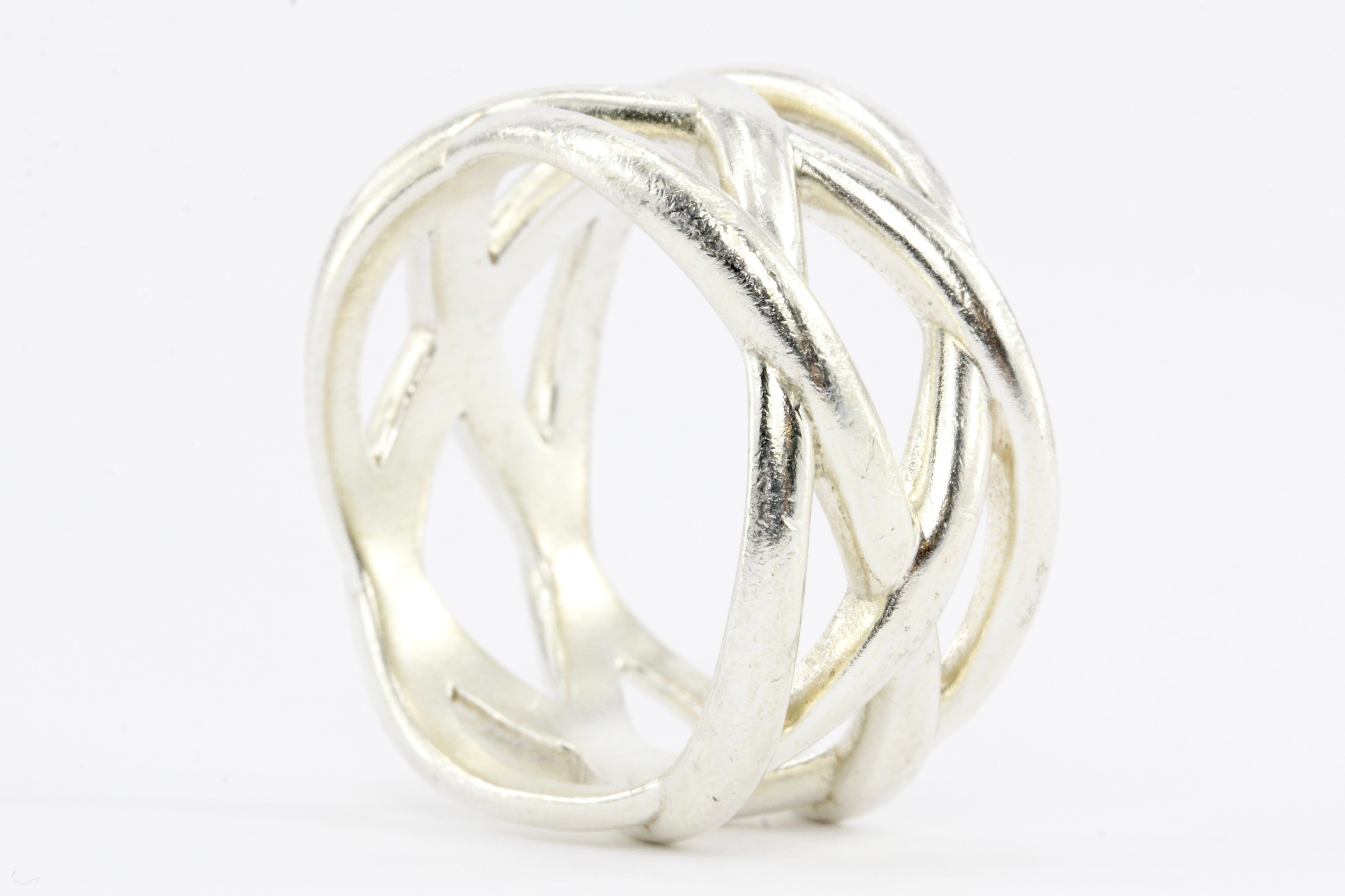 Tiffany & Co. Sterling Silver Celtic Knot Ring - Queen May