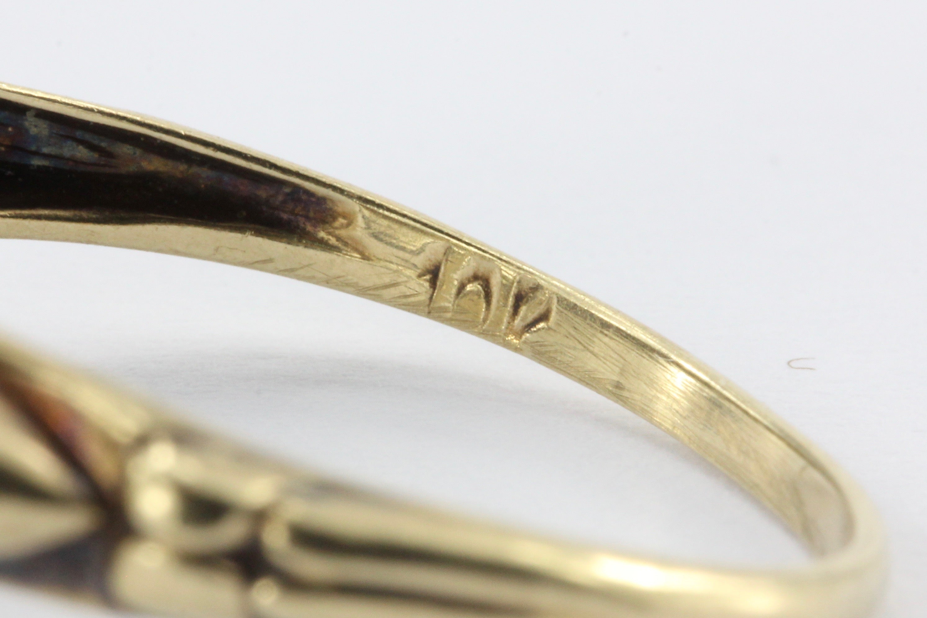 Victorian 10K Gold Paste Rosette Halo Ring c.1840 - Queen May