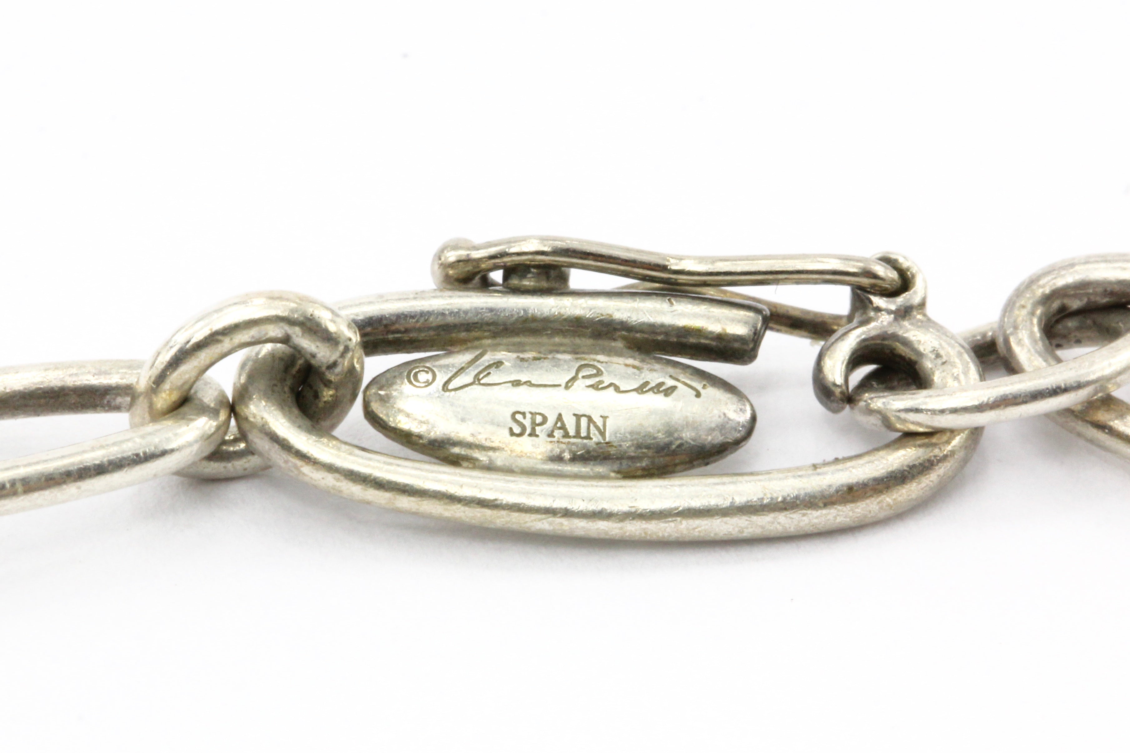 Tiffany & Co. Sterling Silver Multistage Five Charm Bracelet - Queen May