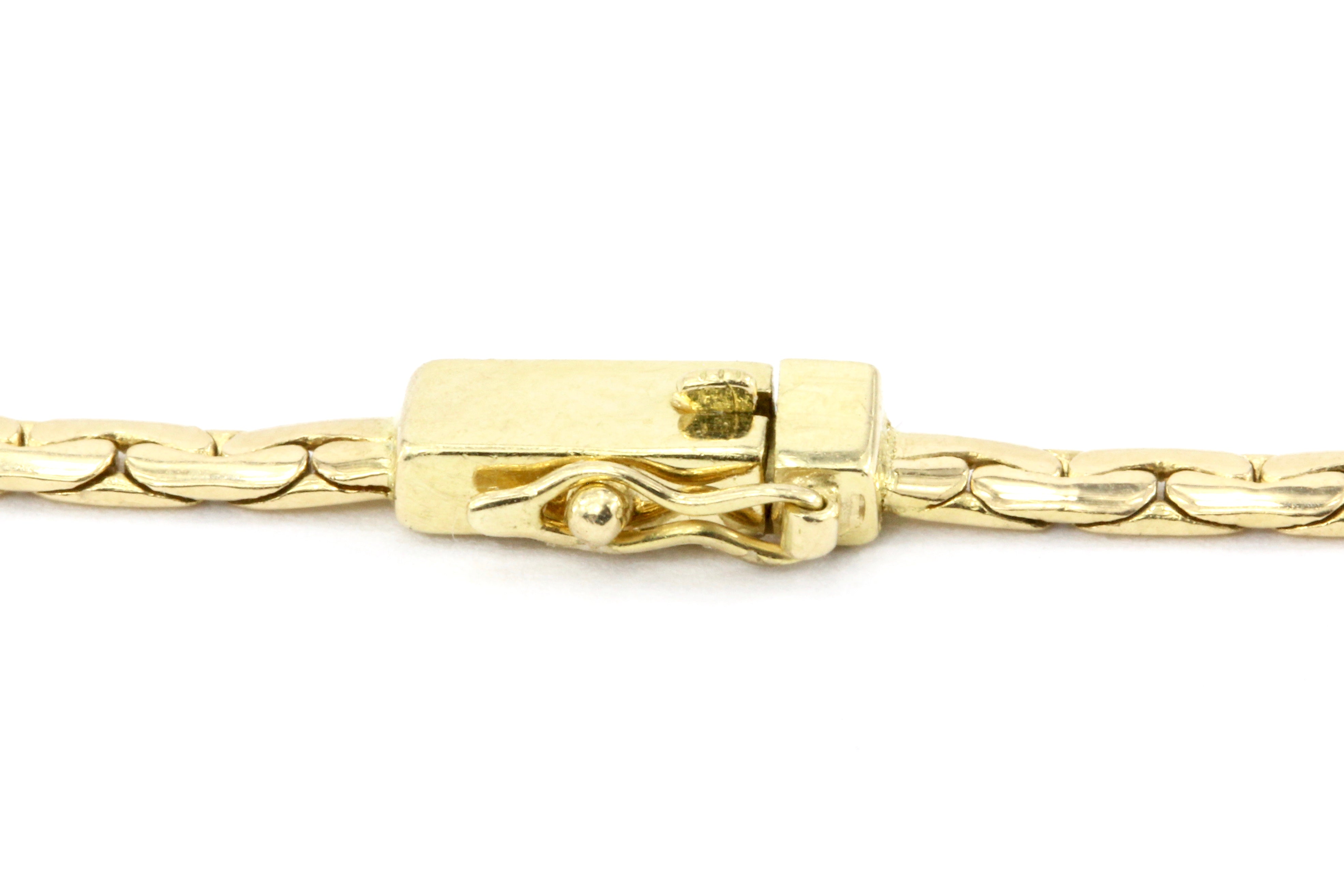 18K Yellow Gold 3 CTW Diamond Necklace - Queen May