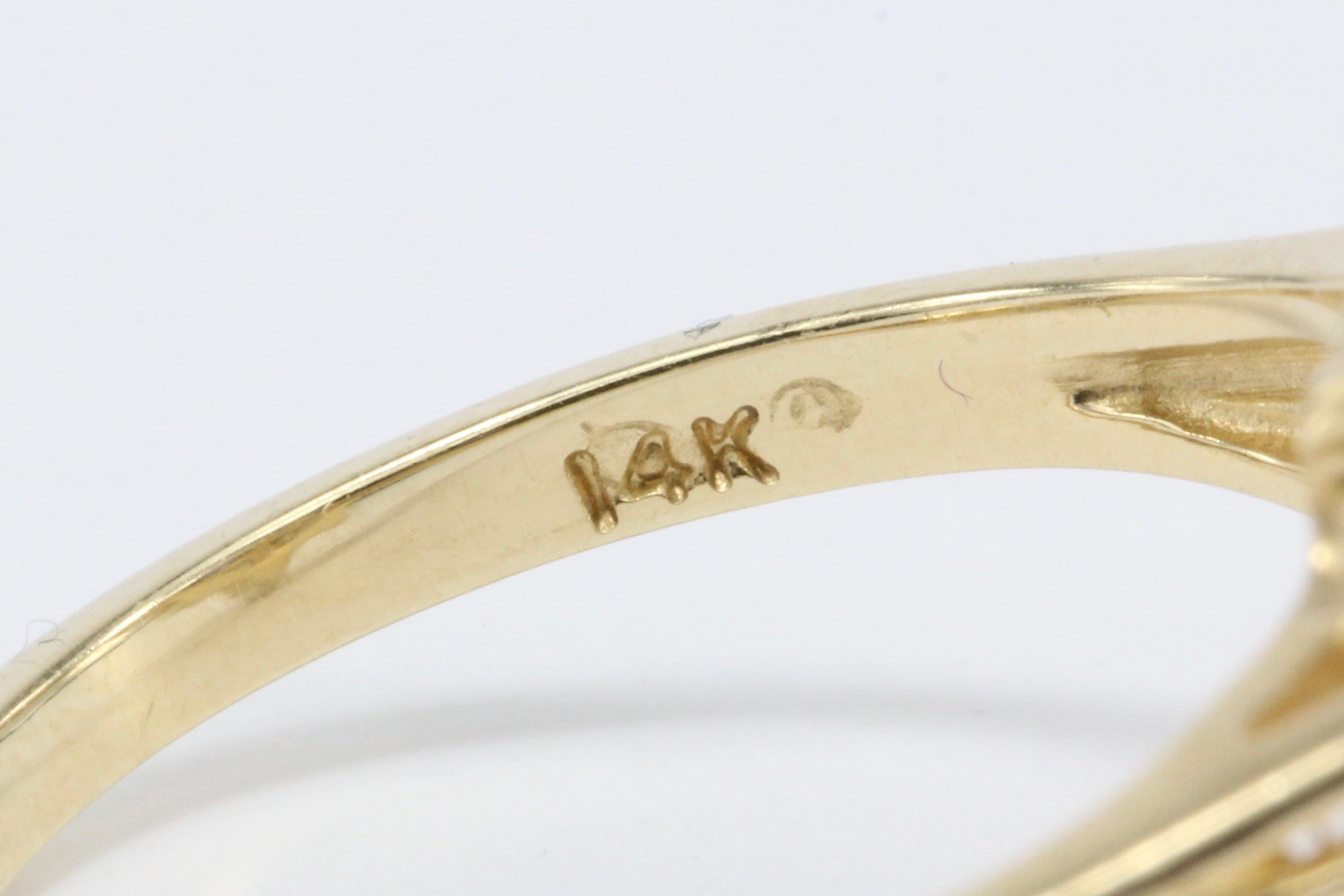 14K Yellow Gold .80 Carat Natural Sapphire and Diamond Halo Ring - Queen May