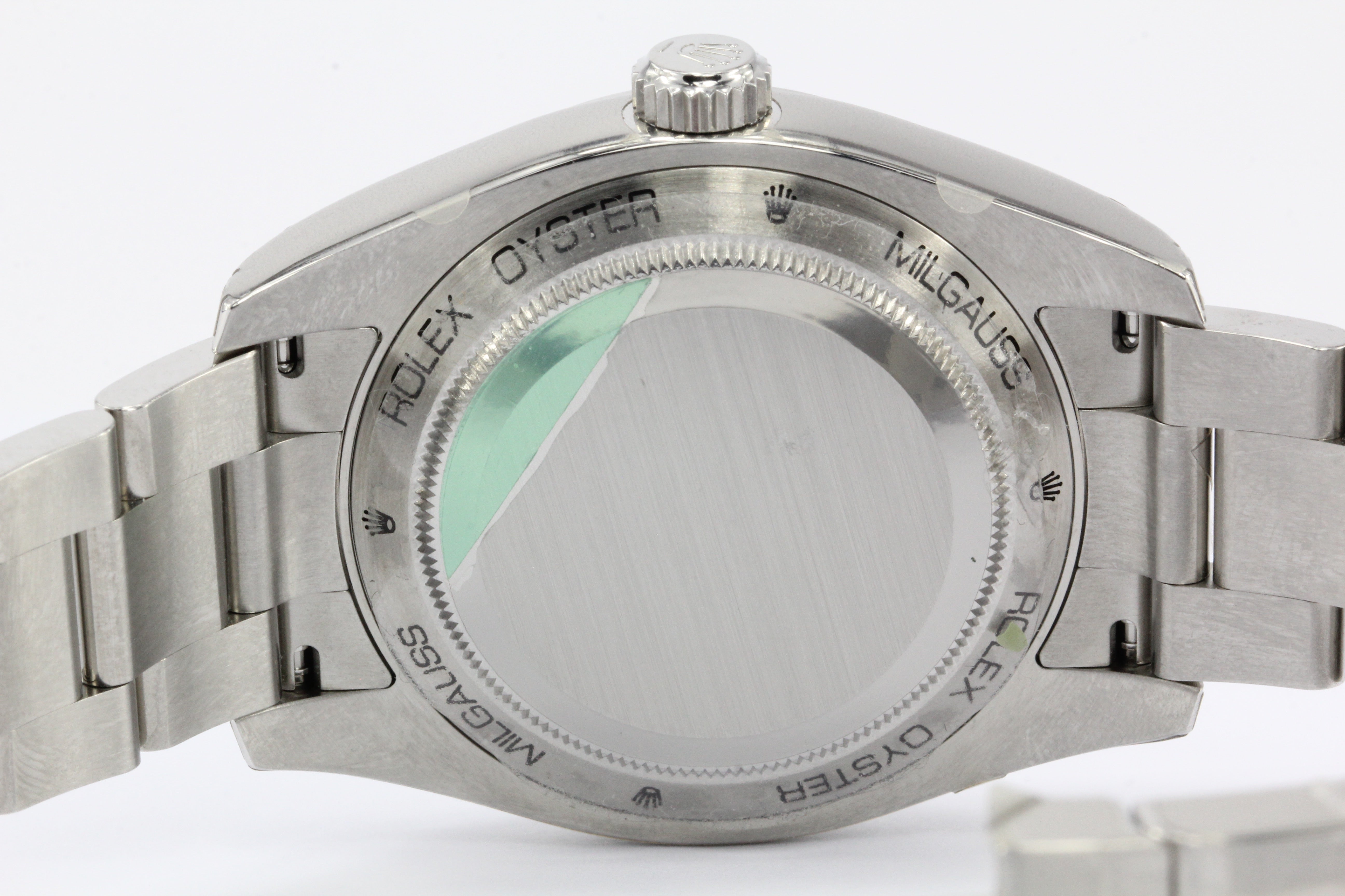 Rolex Milgauss Model 116400 White Luminescent Dial - Queen May