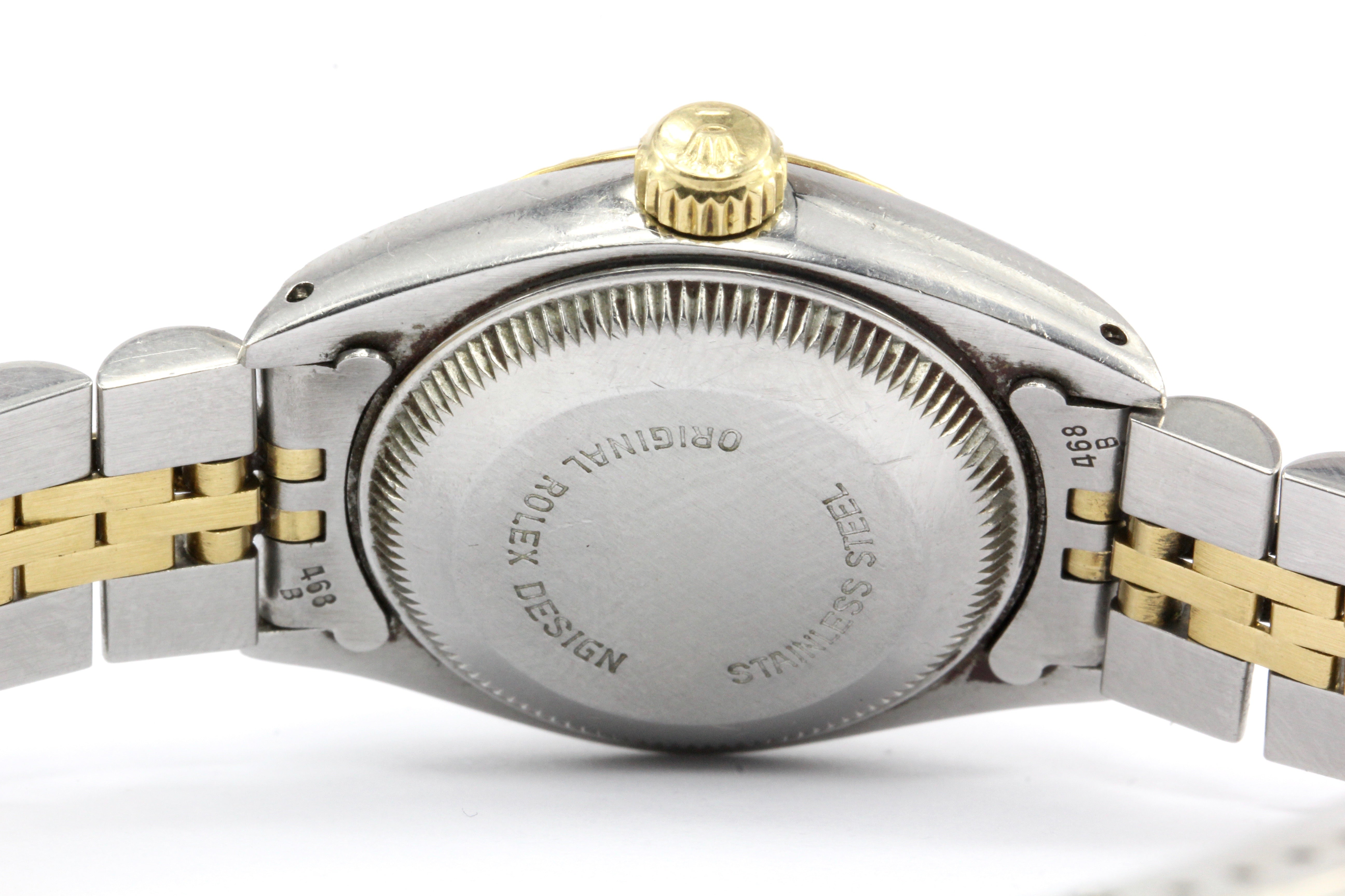 Rolex Ladies Datejust 6917 Stainless Steel & 14K Yellow Gold - Queen May