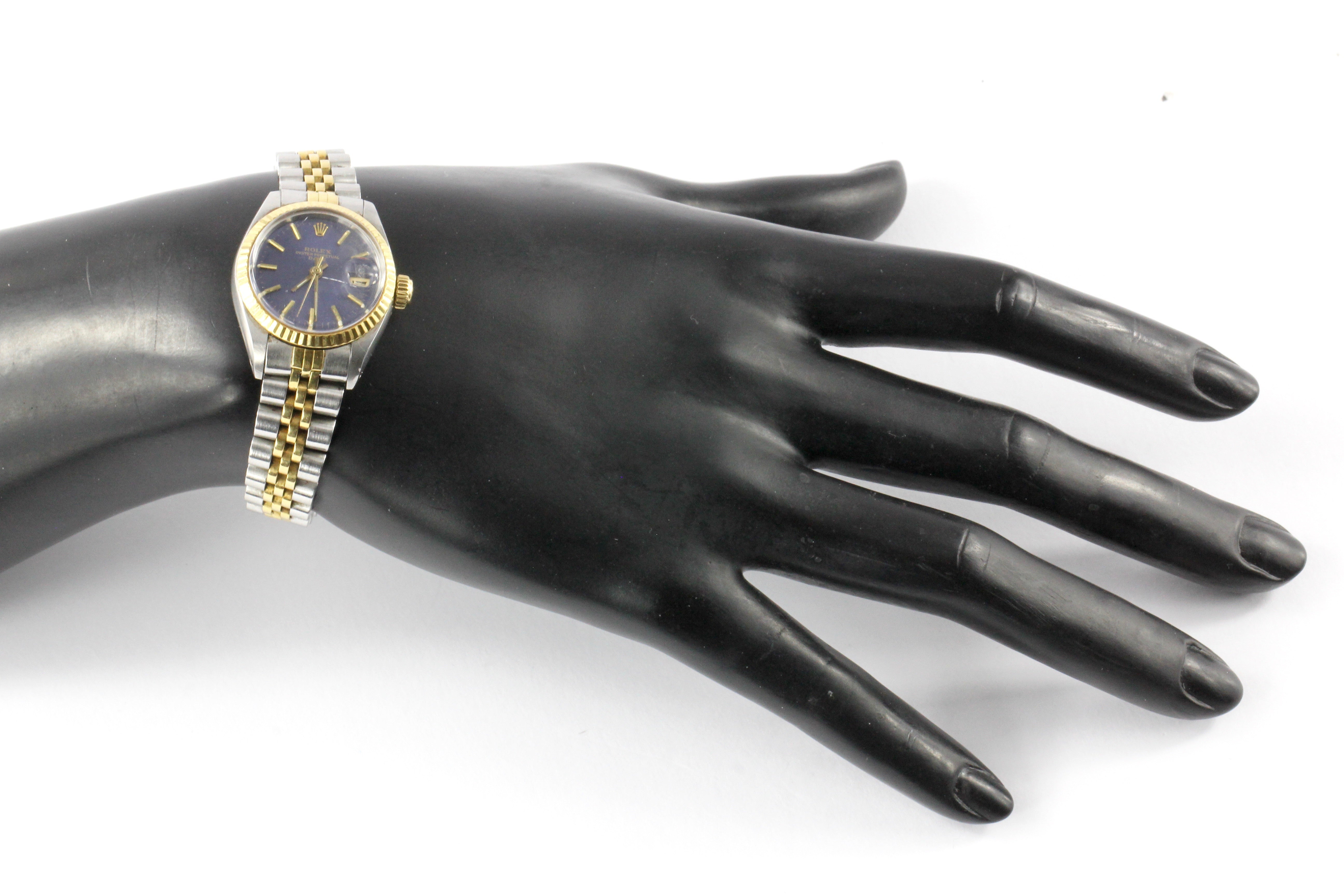 Rolex Ladies Datejust 6917 Stainless Steel & 14K Yellow Gold - Queen May