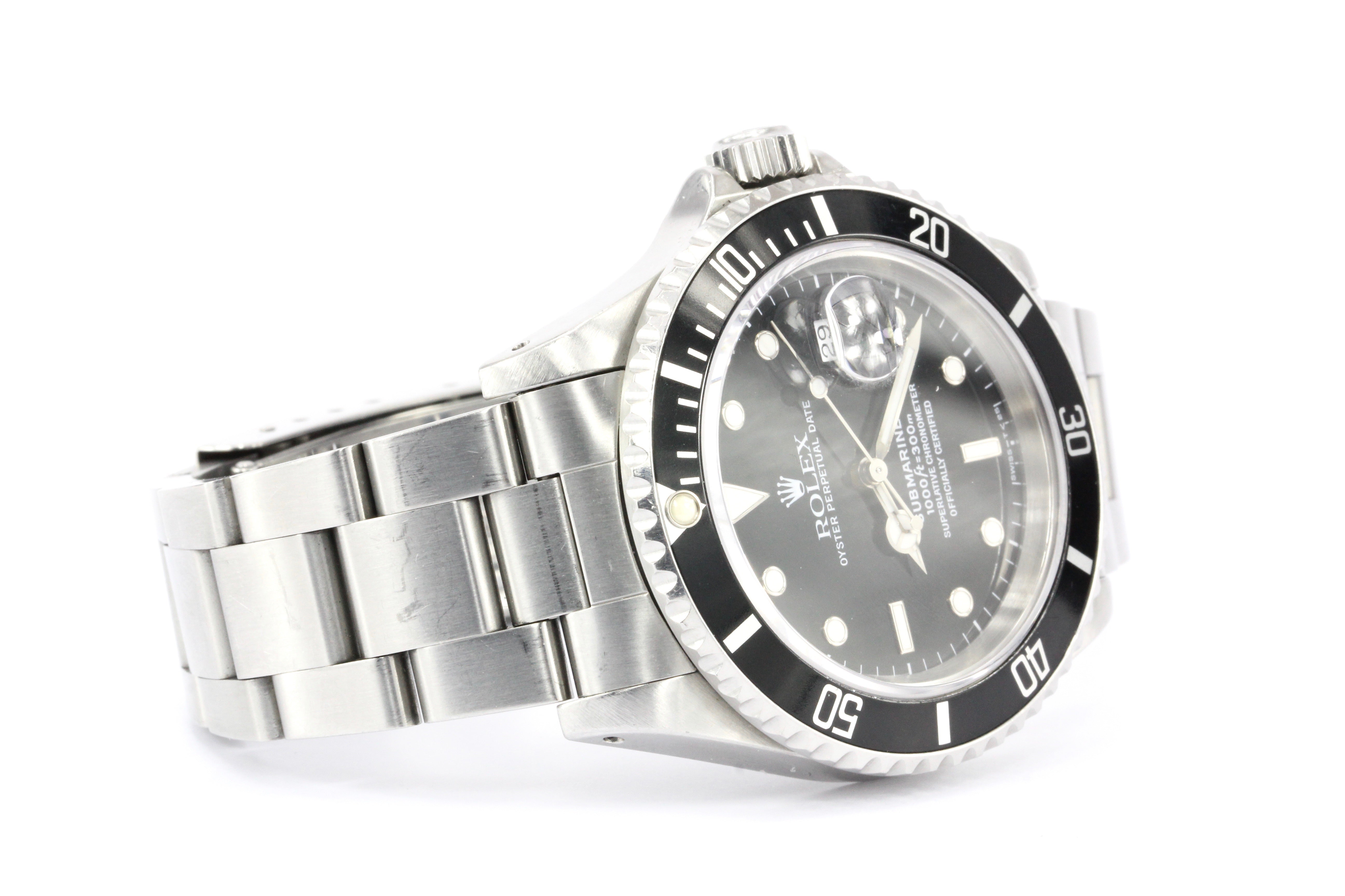 Rolex Submariner Stainless Steel Model 16610 Circa 2005 - Queen May