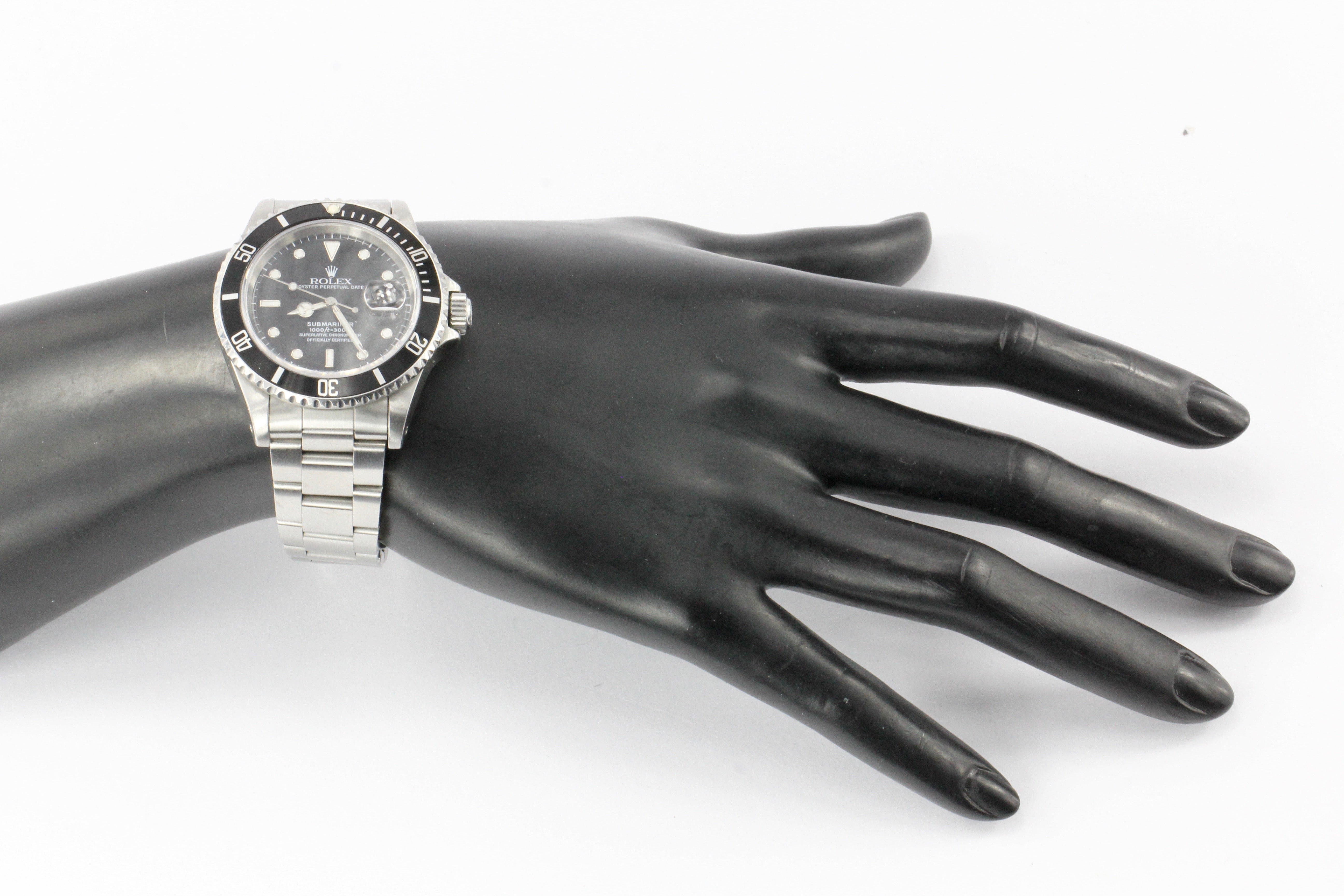 Rolex Submariner Stainless Steel Model 16610 Circa 2005 - Queen May