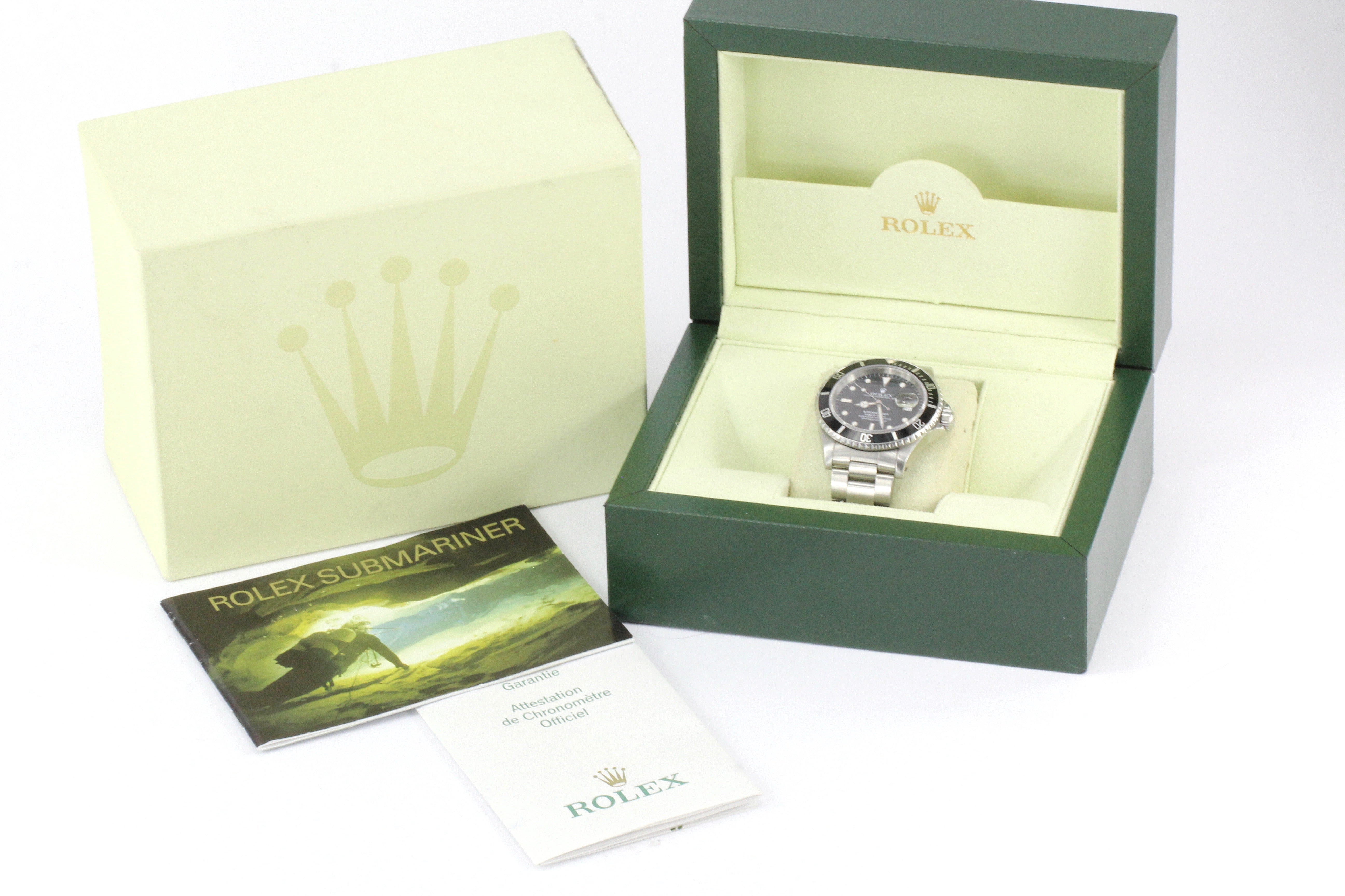 Rolex Submariner Stainless Steel Model 16610 Circa 2005 - Queen May