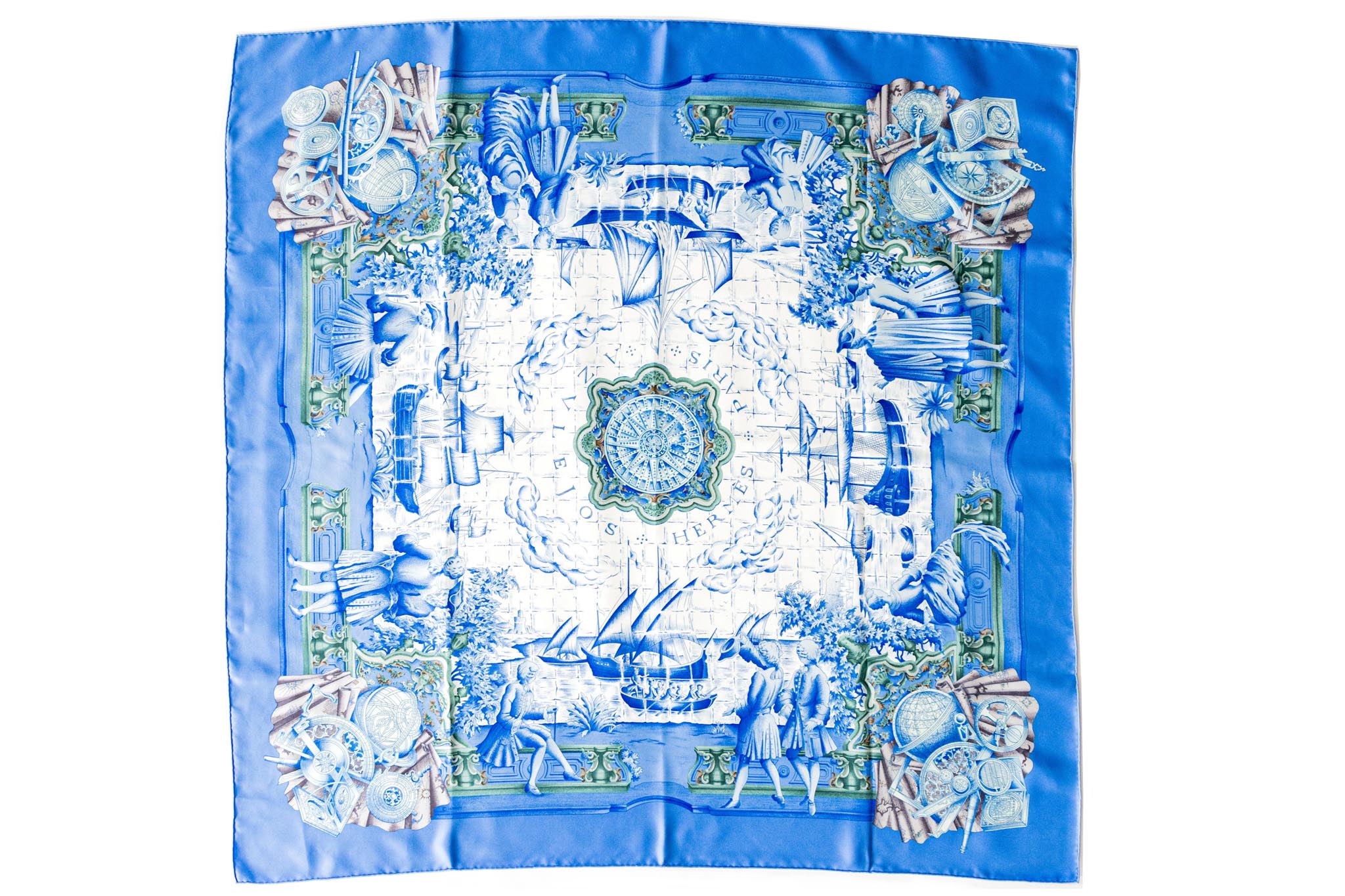 Hermes Azule Jos Scarf - Queen May