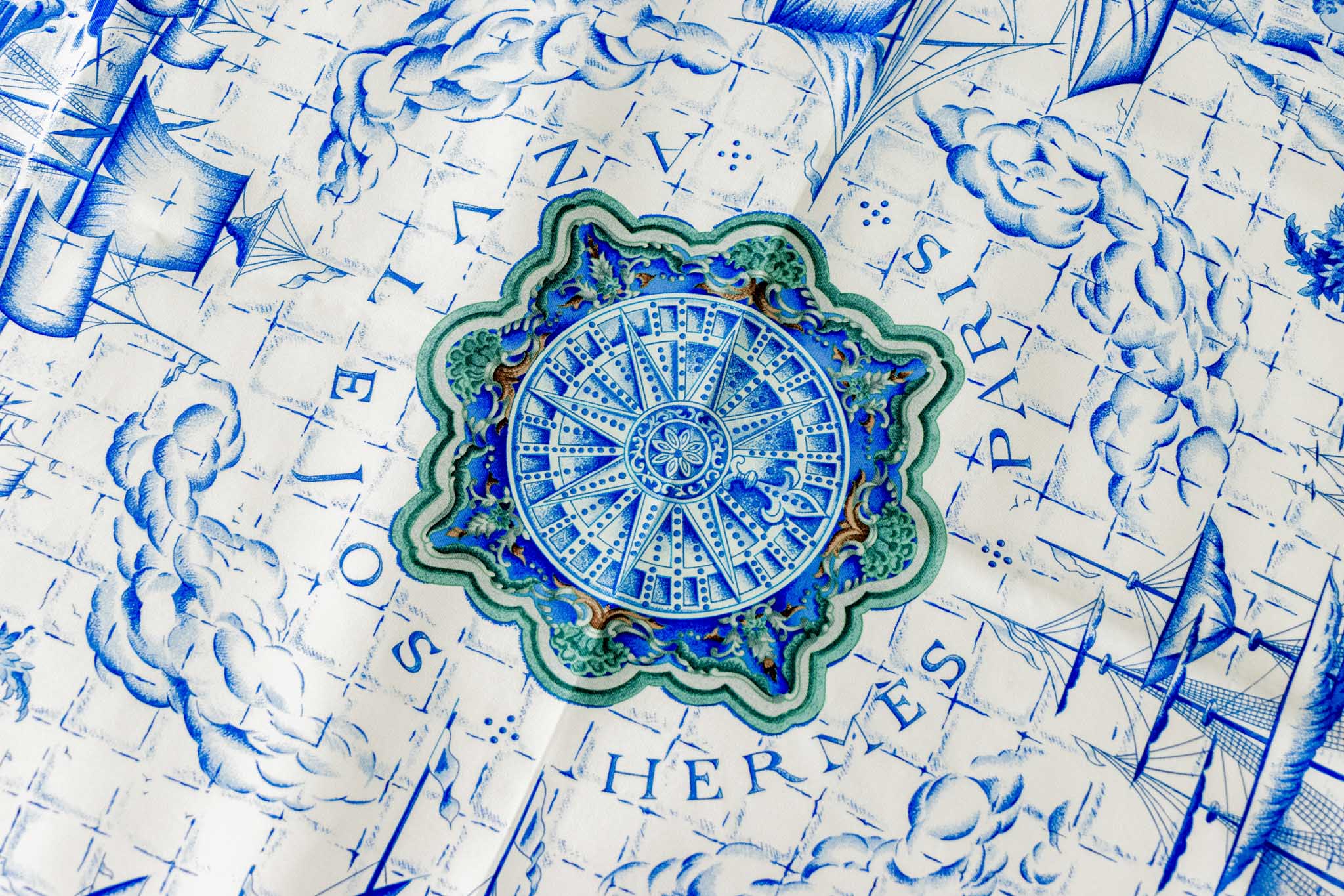 Hermes Azule Jos Scarf - Queen May