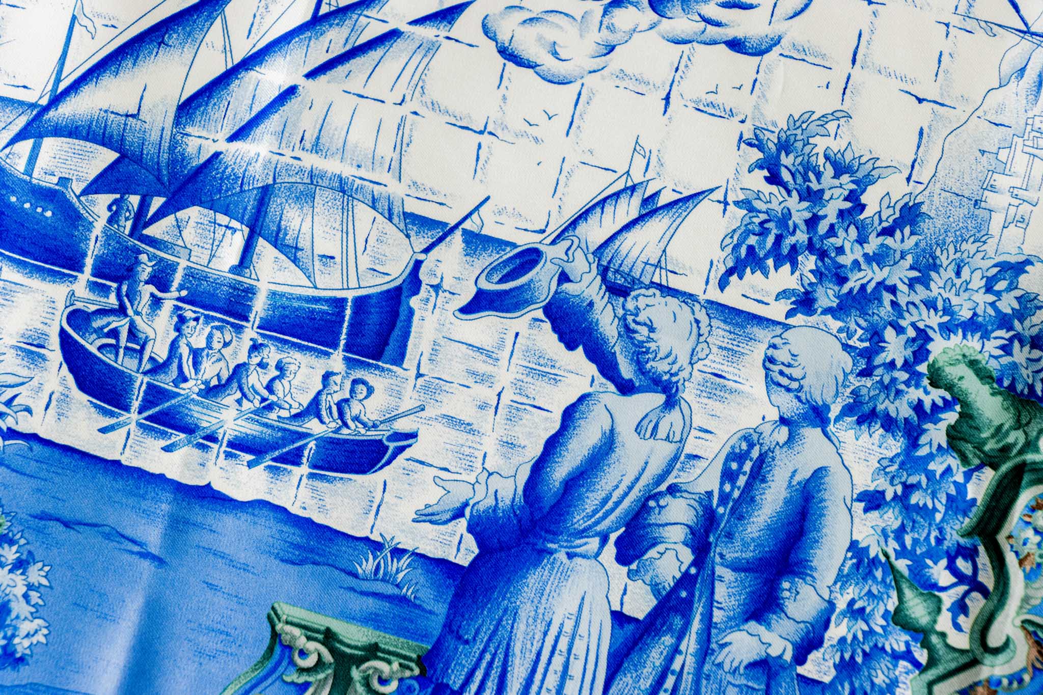Hermes Azule Jos Scarf - Queen May