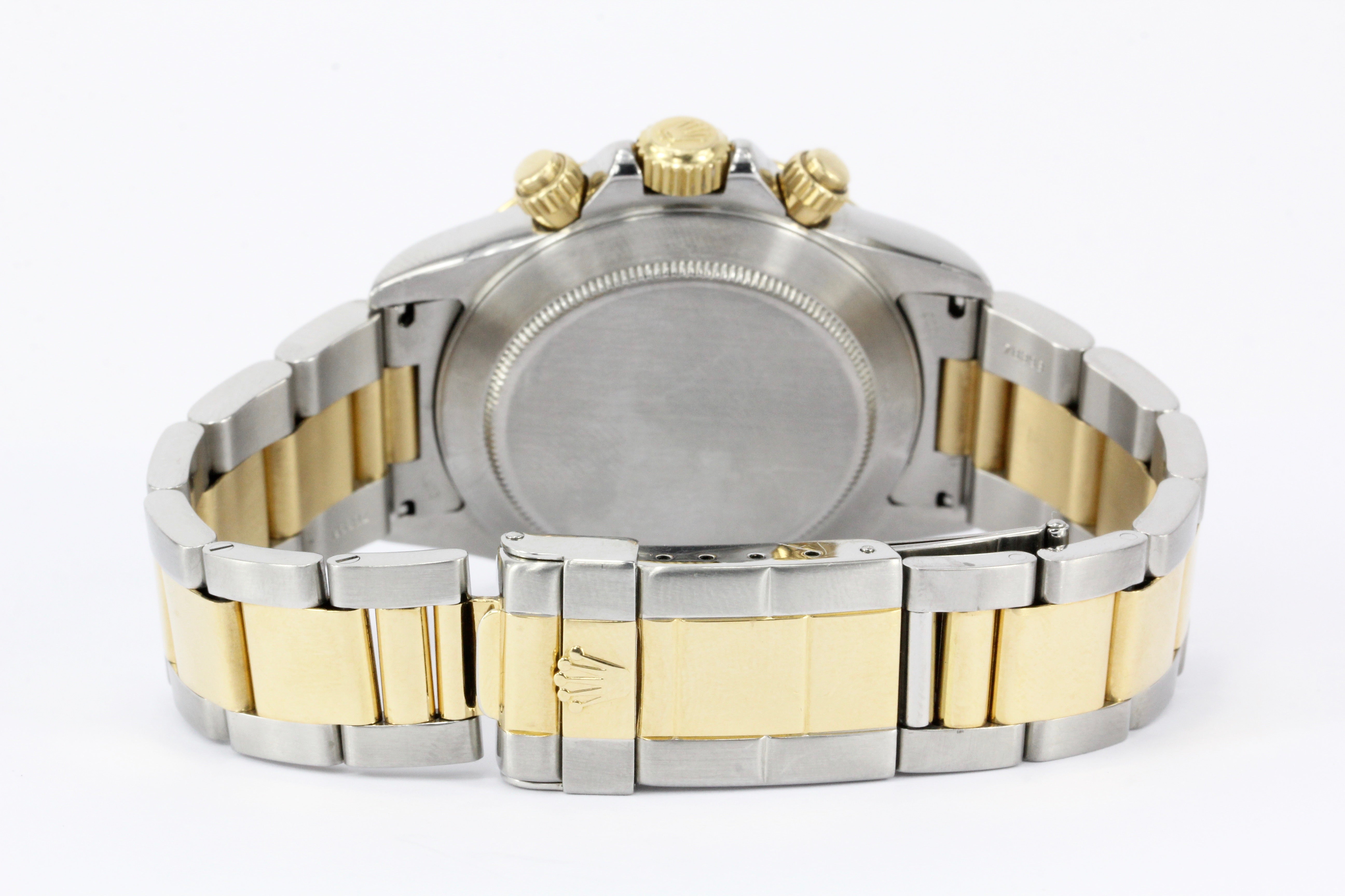 Rolex Daytona Model 16523 18k Yellow Gold & Steel Circa 1995 - Queen May