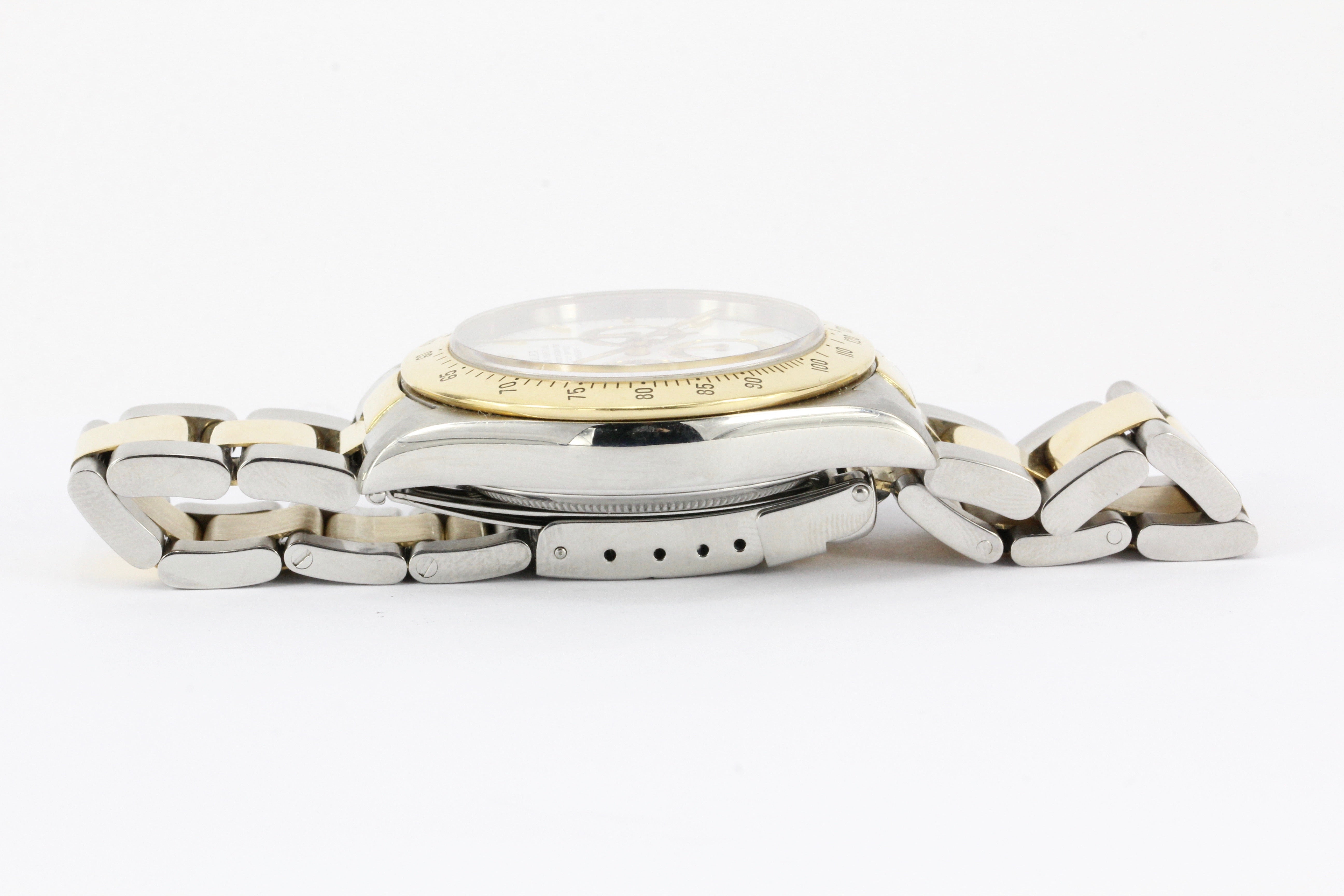 Rolex Daytona Model 16523 18k Yellow Gold & Steel Circa 1995 - Queen May