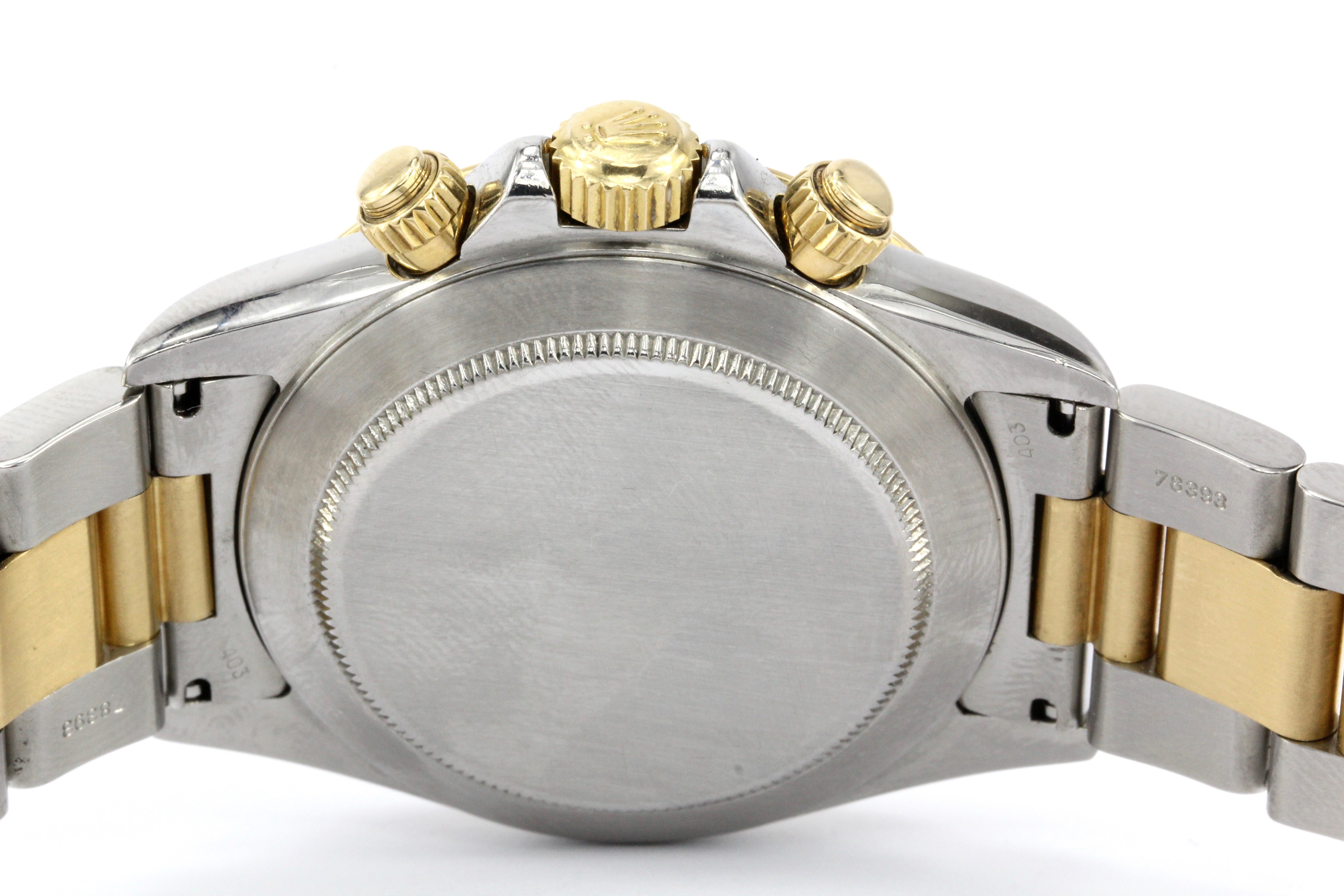 Rolex Daytona Model 16523 18k Yellow Gold & Steel Circa 1995 - Queen May