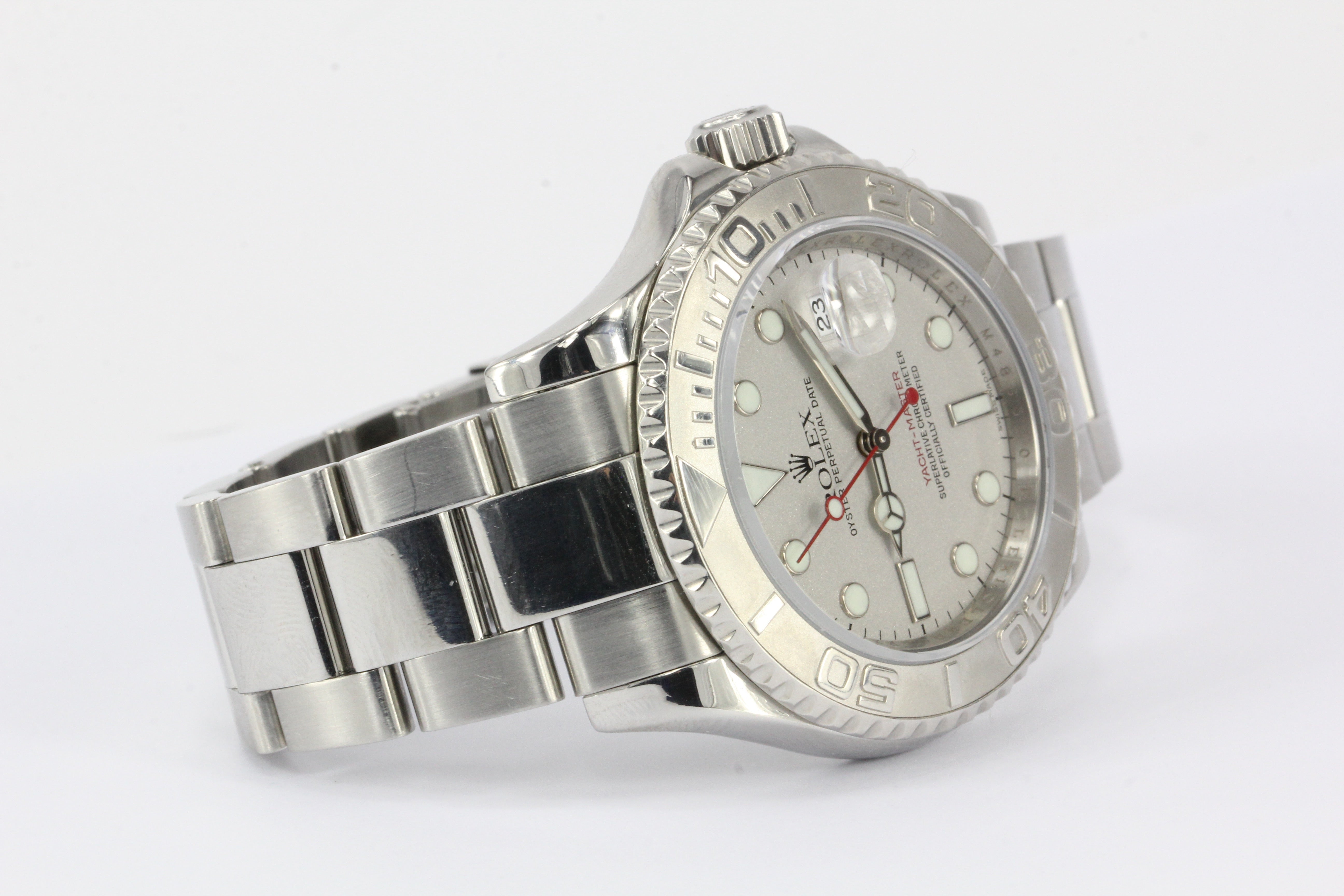 Rolex Yacht Master 16622 Platinum Time Lapse Bezel Circa 2009 - Queen May