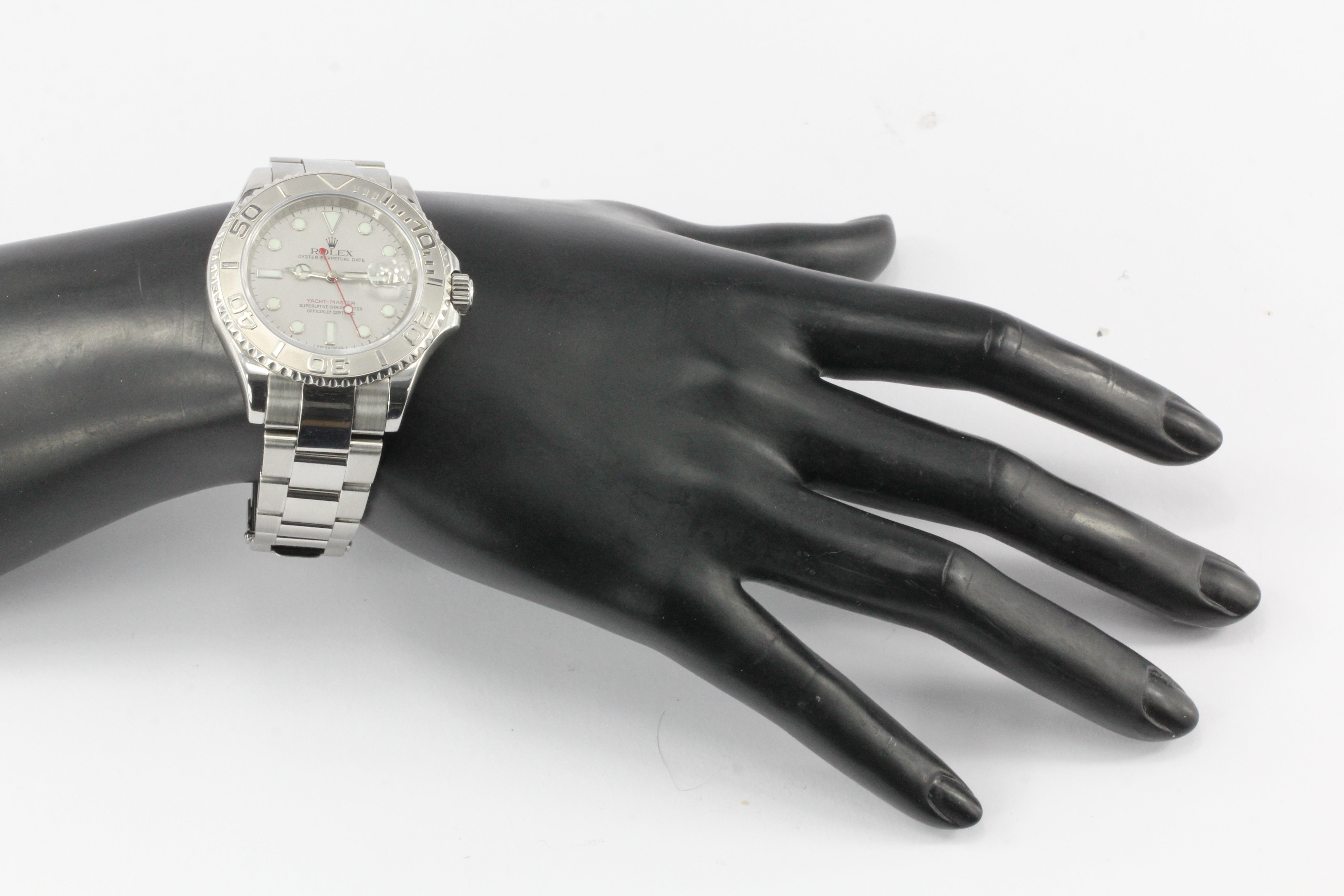 Rolex Yacht Master 16622 Platinum Time Lapse Bezel Circa 2009 - Queen May