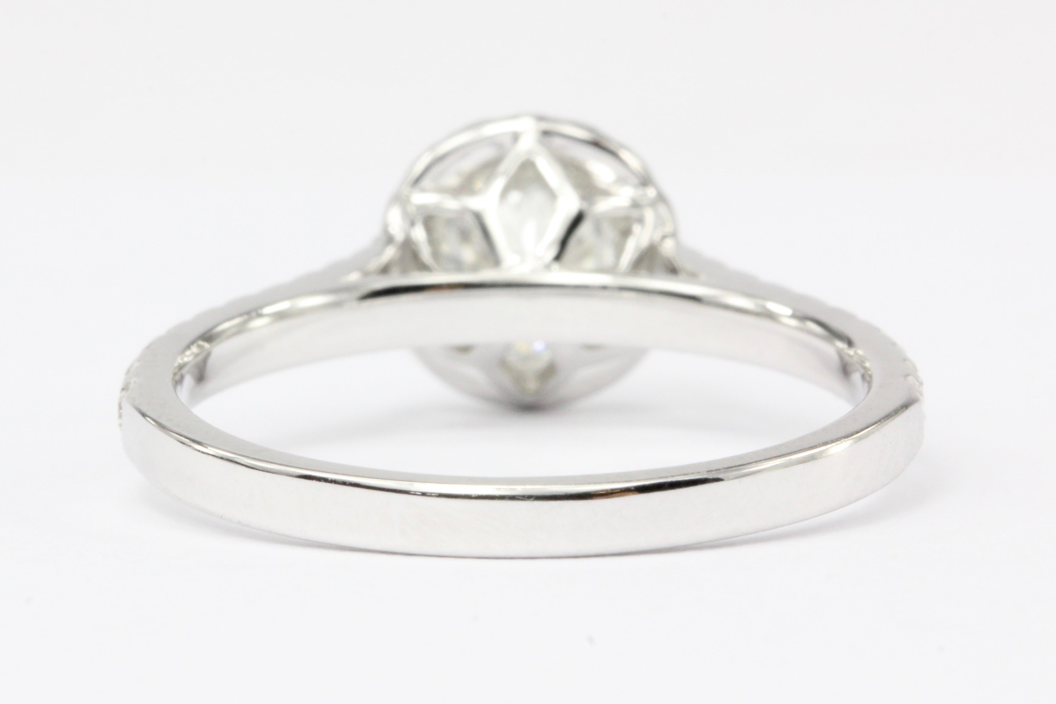 14K White Gold .50 Carat Diamond Engagement Ring - Queen May