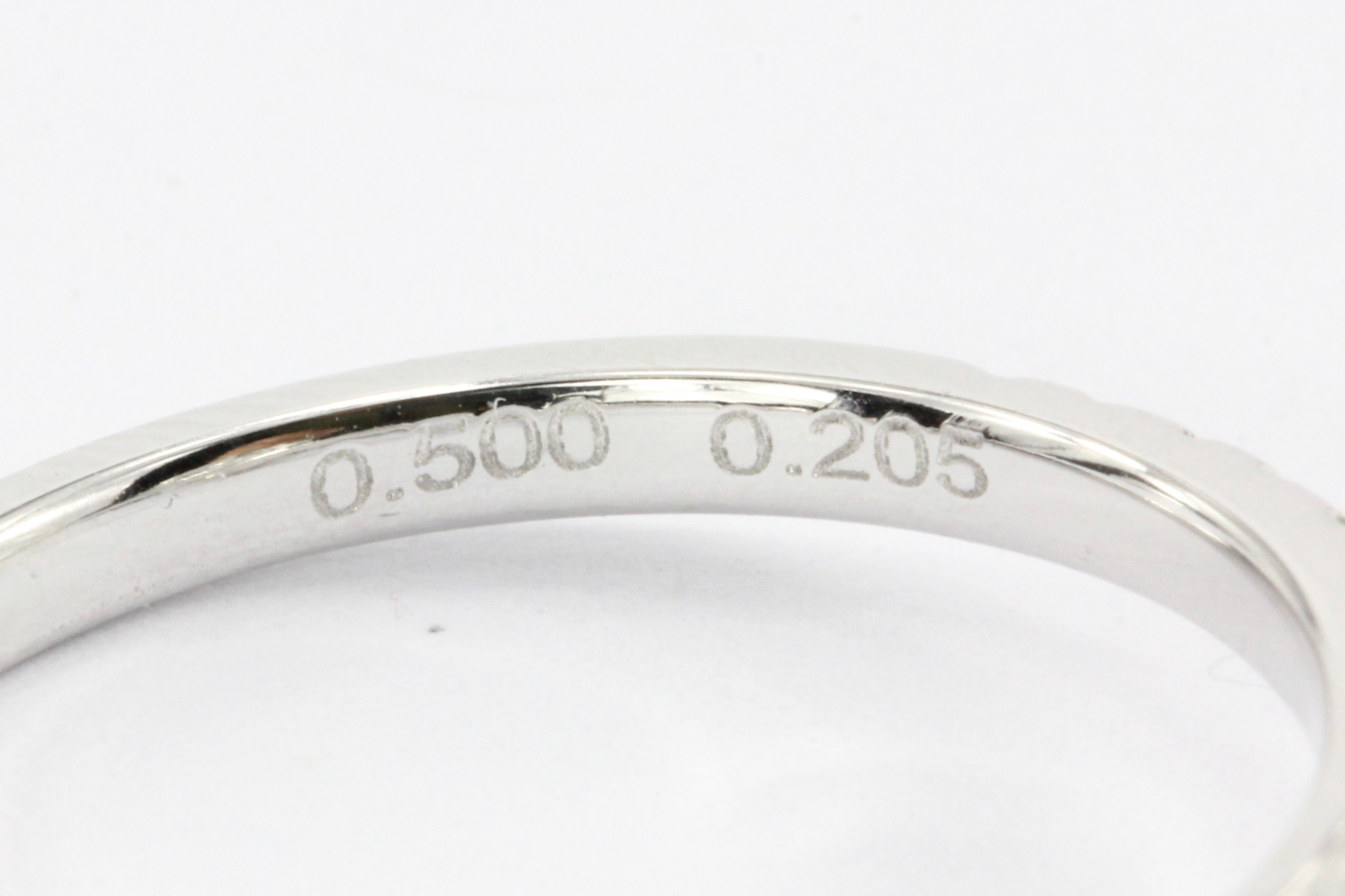 14K White Gold .50 Carat Diamond Engagement Ring - Queen May