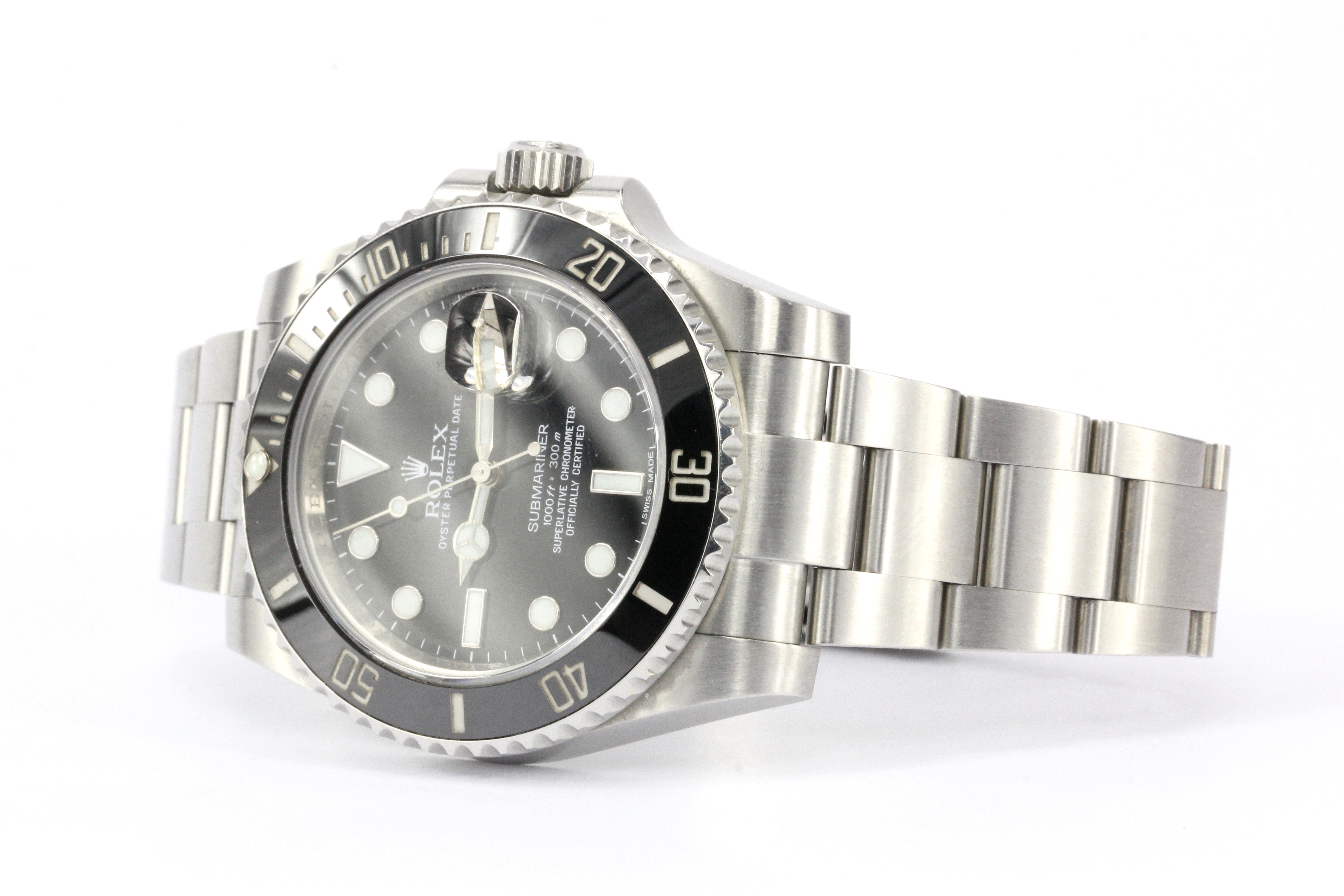 Rolex Submariner 116610 Stainless Steel Black Face 40mm 2013 - Queen May