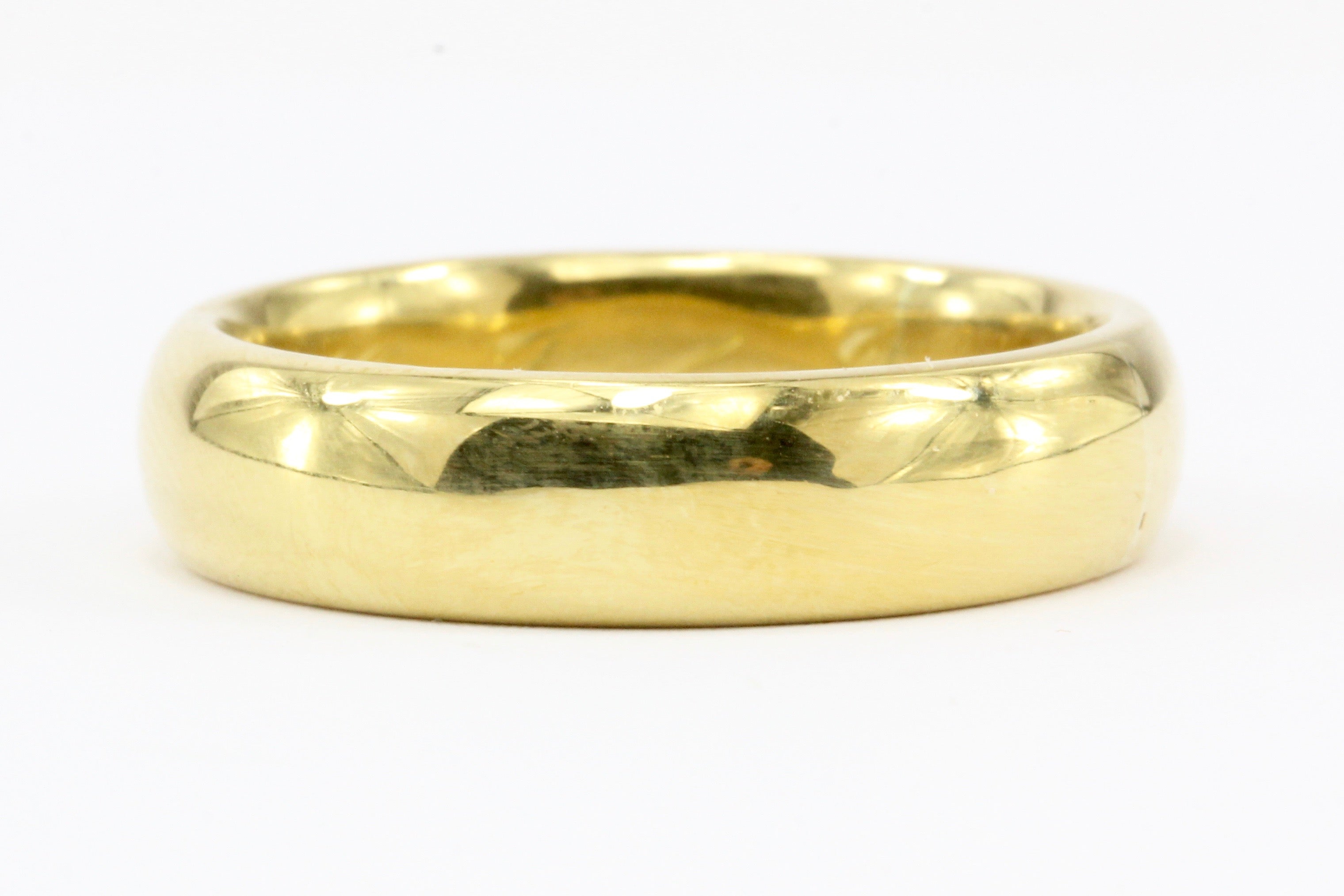 Victorian 22K Yellow Gold Wedding Band Size 8.25 - Queen May